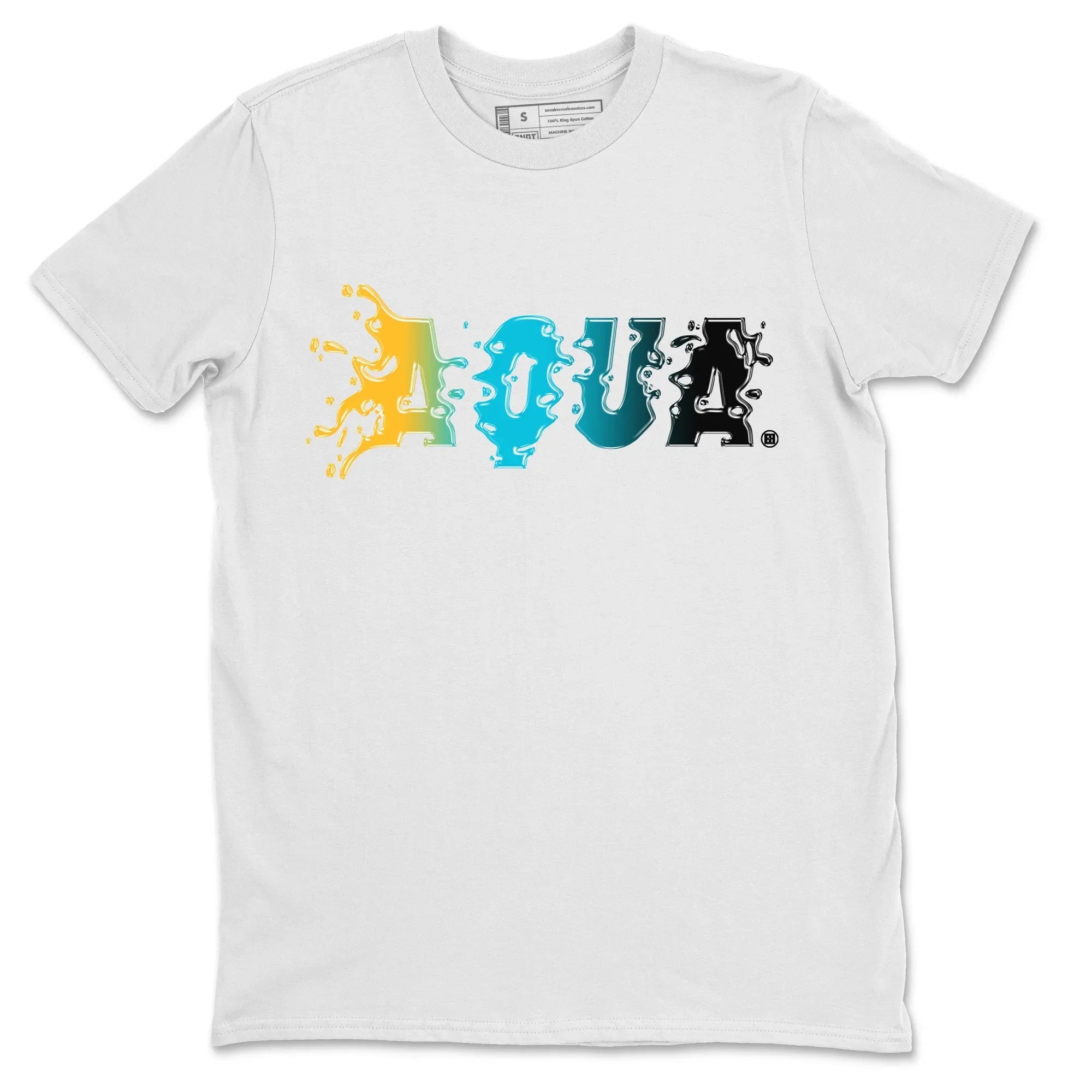 Jordan 5 Aqua Sneaker Matching T-Shirt Aqua Sneaker Tees Jordan 5 Aqua Sneaker Release Tees Crew Neck Tees