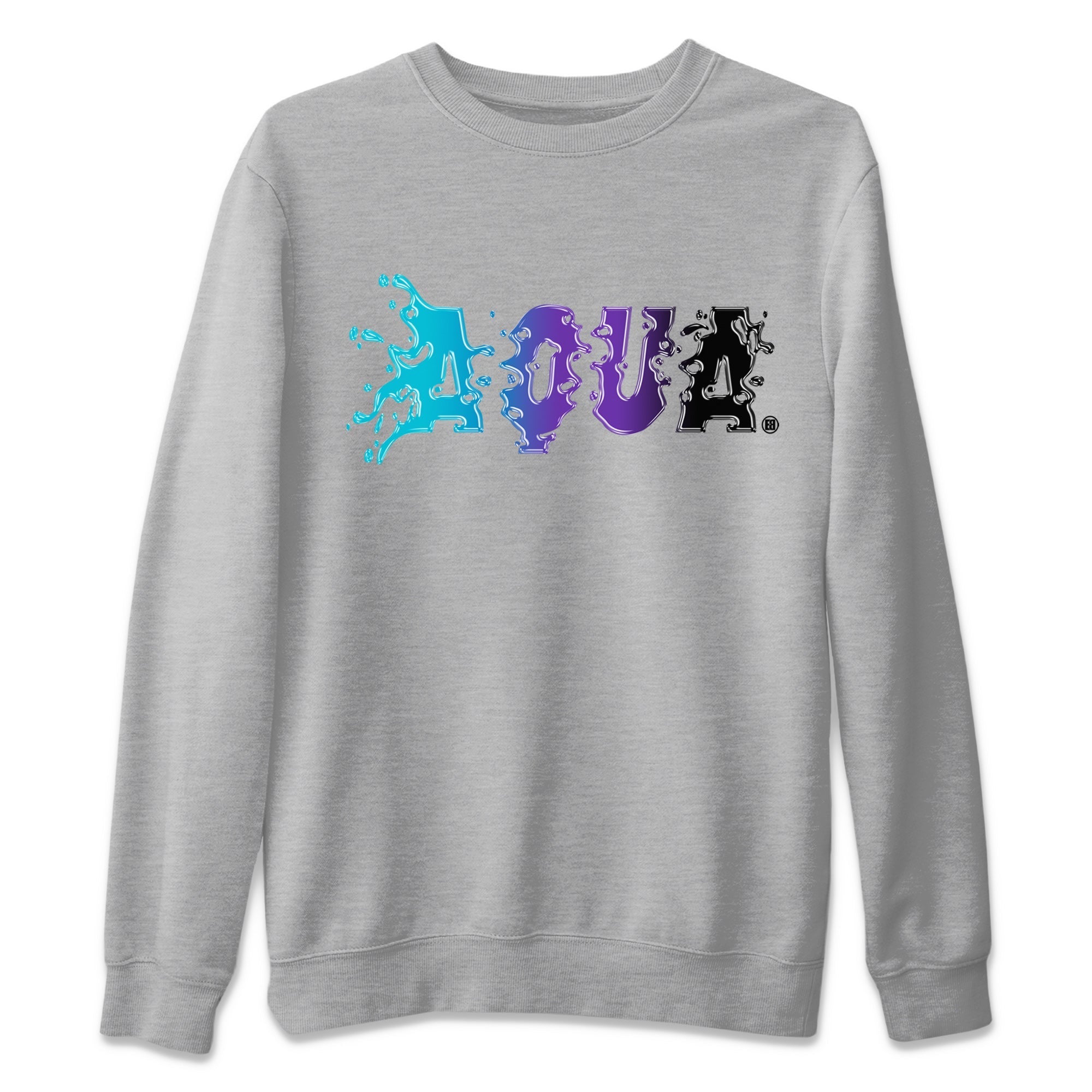 Air Jordan 6 Aqua Sneaker Match Tees Aqua Sneaker Tees AJ6 Aqua Sneaker Release T-Shirt Unisex Shirts Heather Grey 2