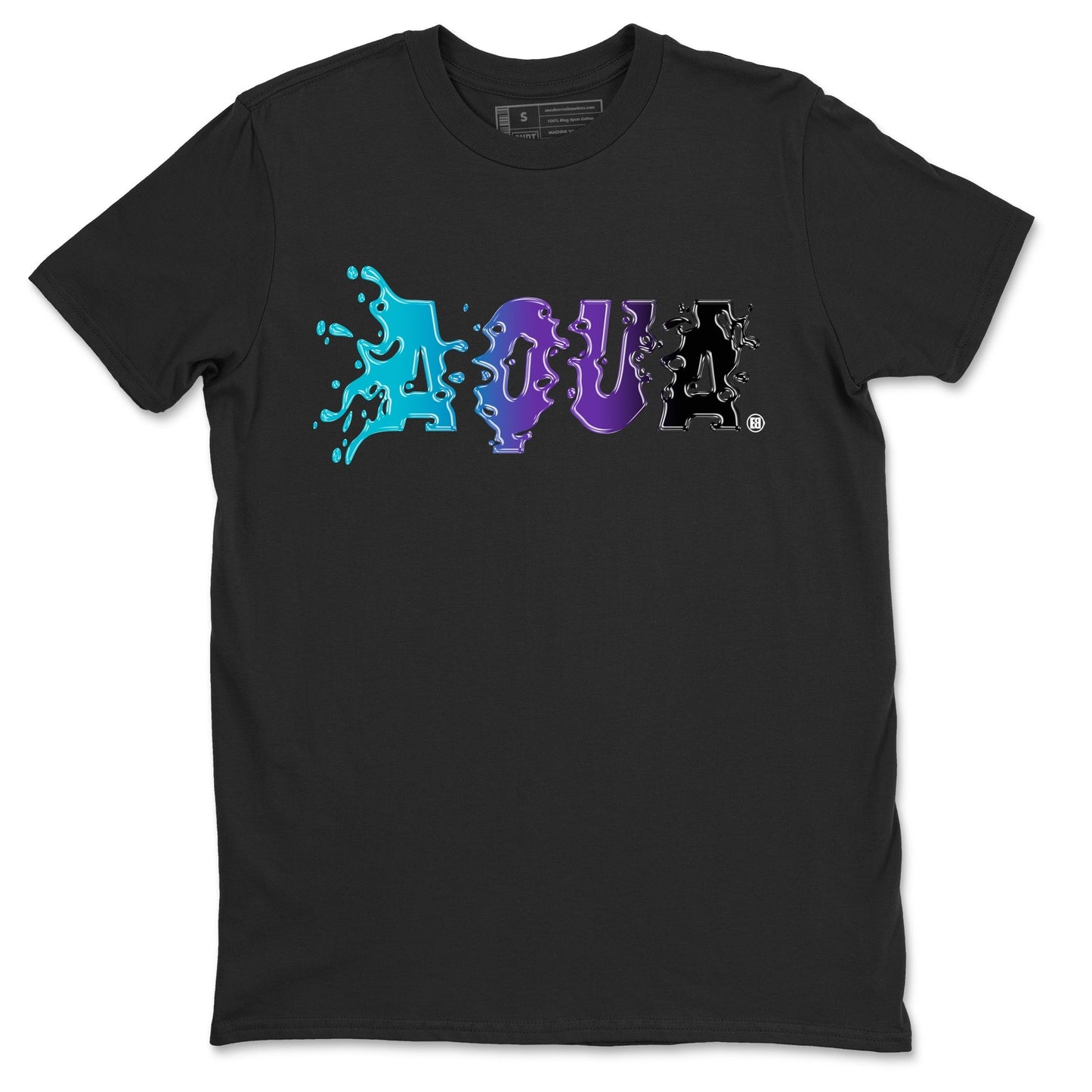 Air Jordan 6 Aqua Sneaker Match Tees Aqua Sneaker Tees AJ6 Aqua Sneaker Release T-Shirt Unisex Shirts Black 2