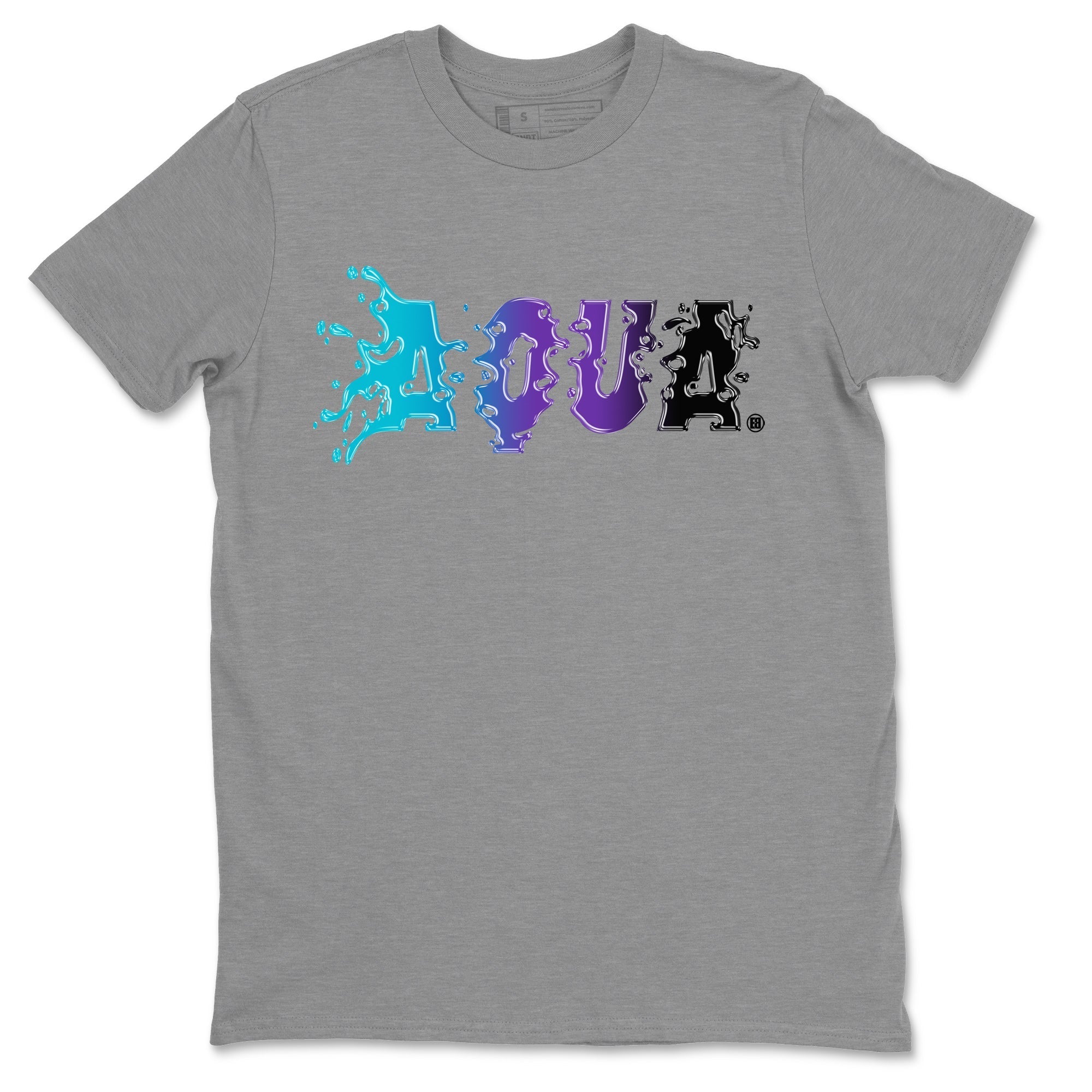 Air Jordan 6 Aqua Sneaker Match Tees Aqua Sneaker Tees AJ6 Aqua Sneaker Release T-Shirt Unisex Shirts Heather Grey 2