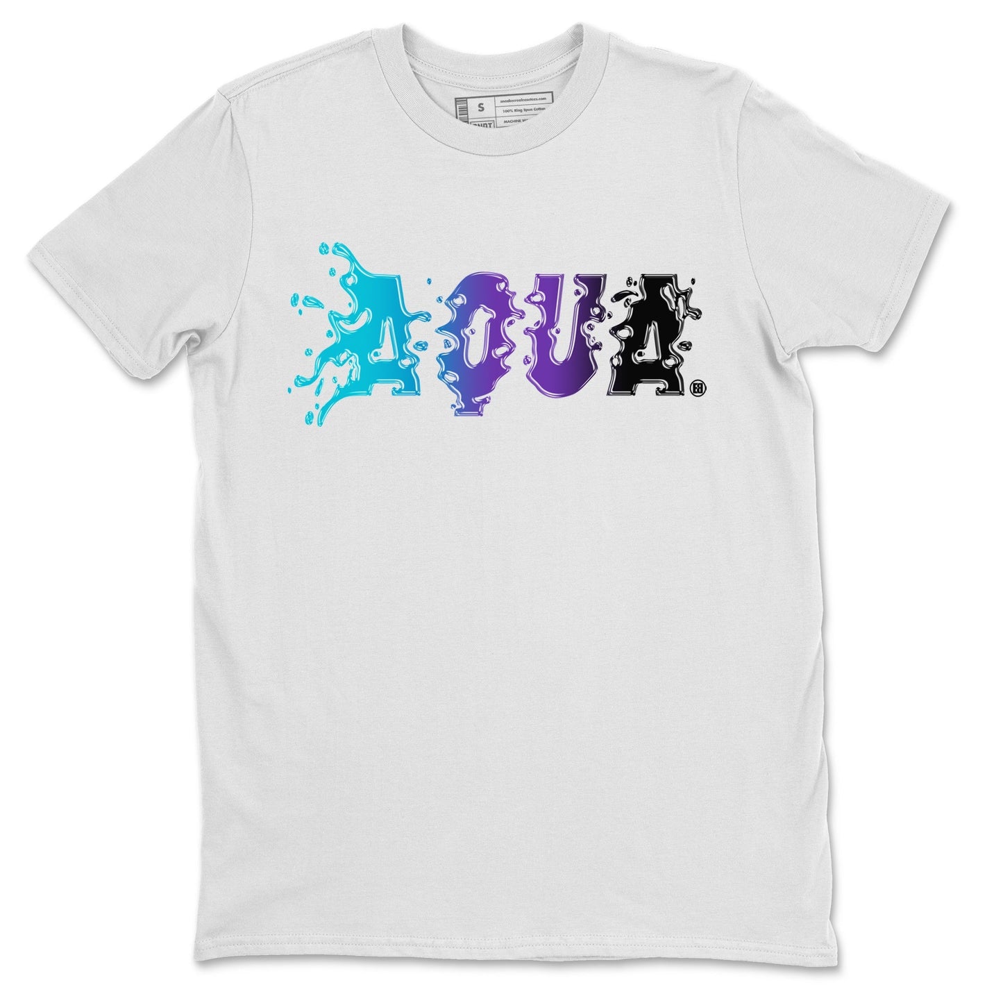 Air Jordan 6 Aqua Sneaker Match Tees Aqua Sneaker Tees AJ6 Aqua Sneaker Release T-Shirt Unisex Shirts White 2