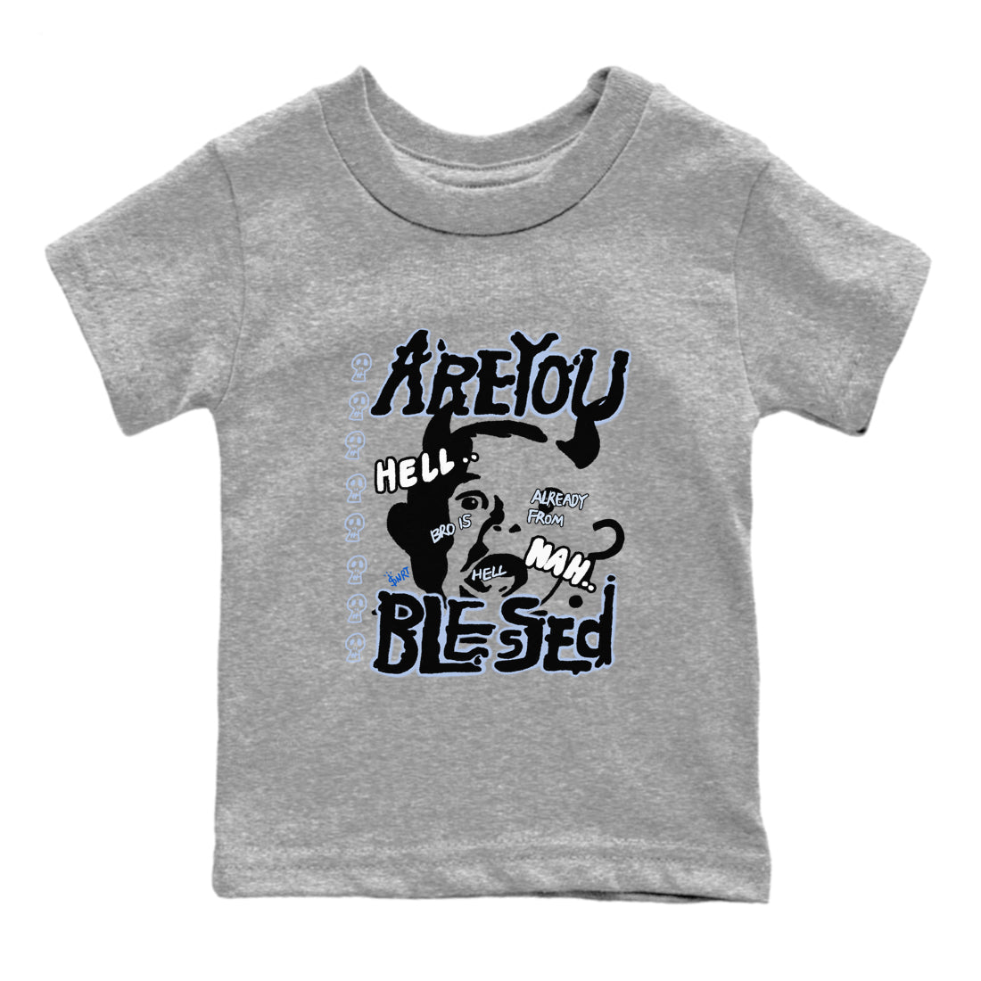 11s Low Space shirt to match jordans Are You Blessed sneaker tees Air Jordan 11 Low Space Drip Gear Zone baby toddler Heather Grey 2 cotton Shirt