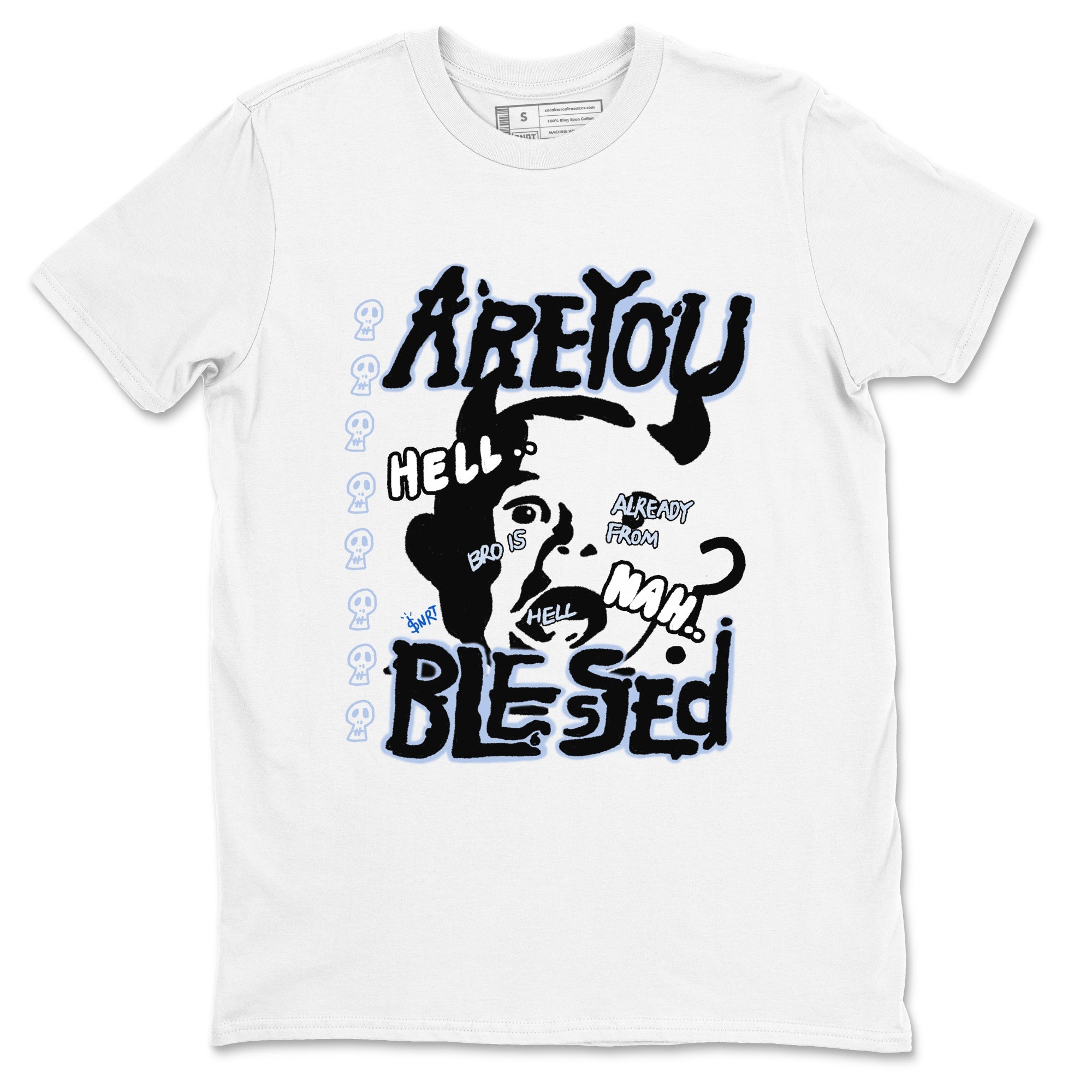 11s Low Space shirt to match jordans Are You Blessed sneaker tees Air Jordan 11 Low Space Drip Gear Zone unisex cotton White 2 crew neck shirt