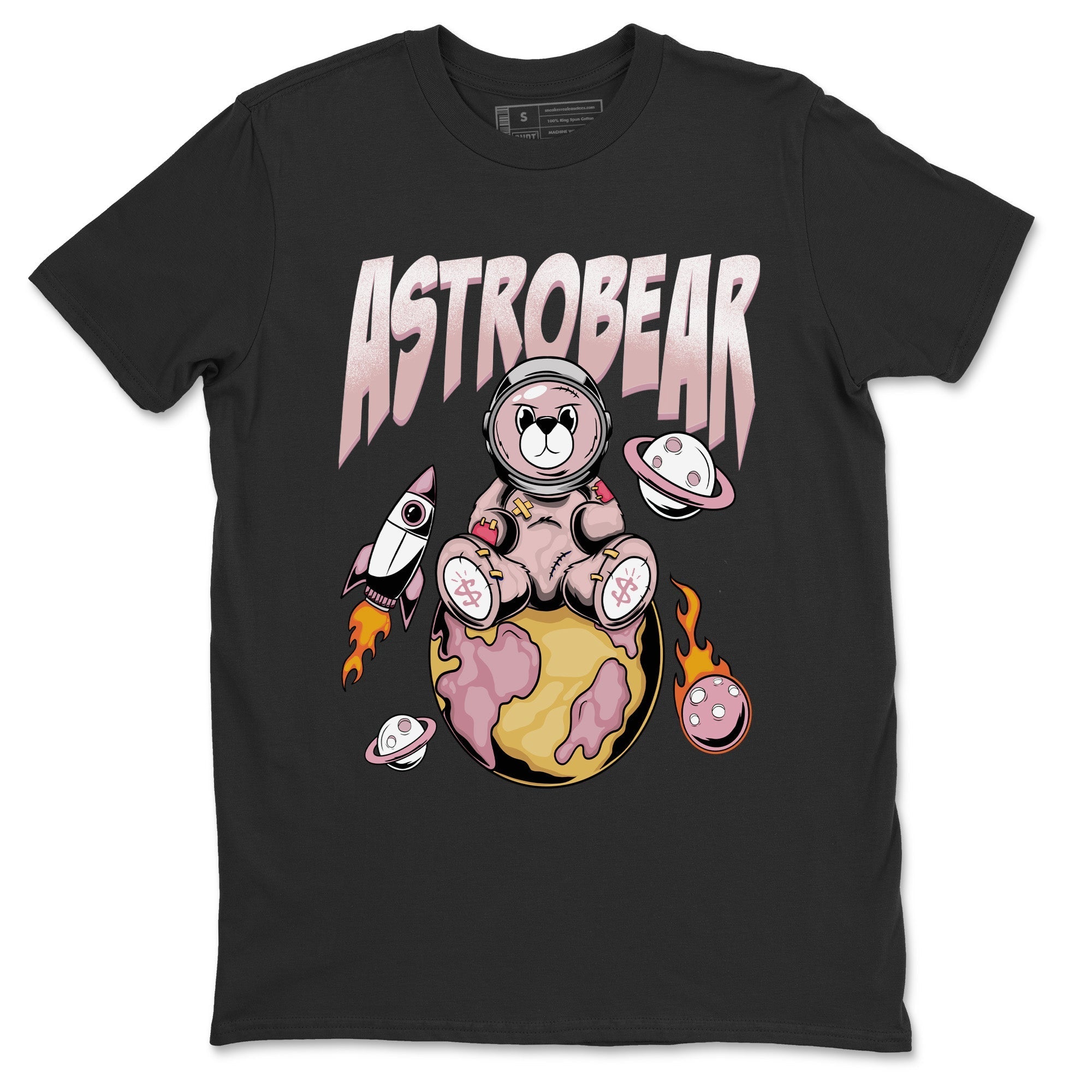 Air Jordan 1 Washed Pink Sneaker Match Tees Astrobear Streetwear Sneaker Shirt Air Jordan 1 High OG WMNS Washed Pink Sneaker Release Tees Unisex Shirts Black 2