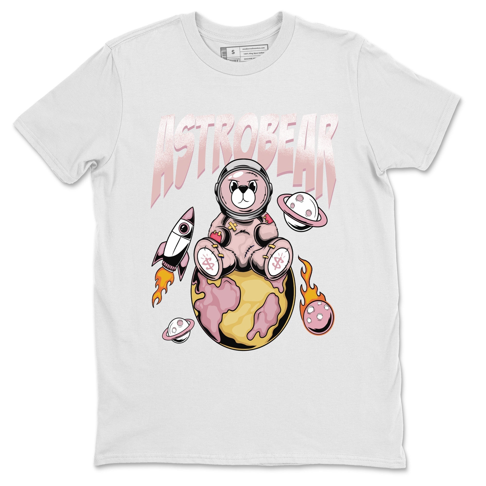 Air Jordan 1 Washed Pink Sneaker Match Tees Astrobear Streetwear Sneaker Shirt Air Jordan 1 High OG WMNS Washed Pink Sneaker Release Tees Unisex Shirts White 2