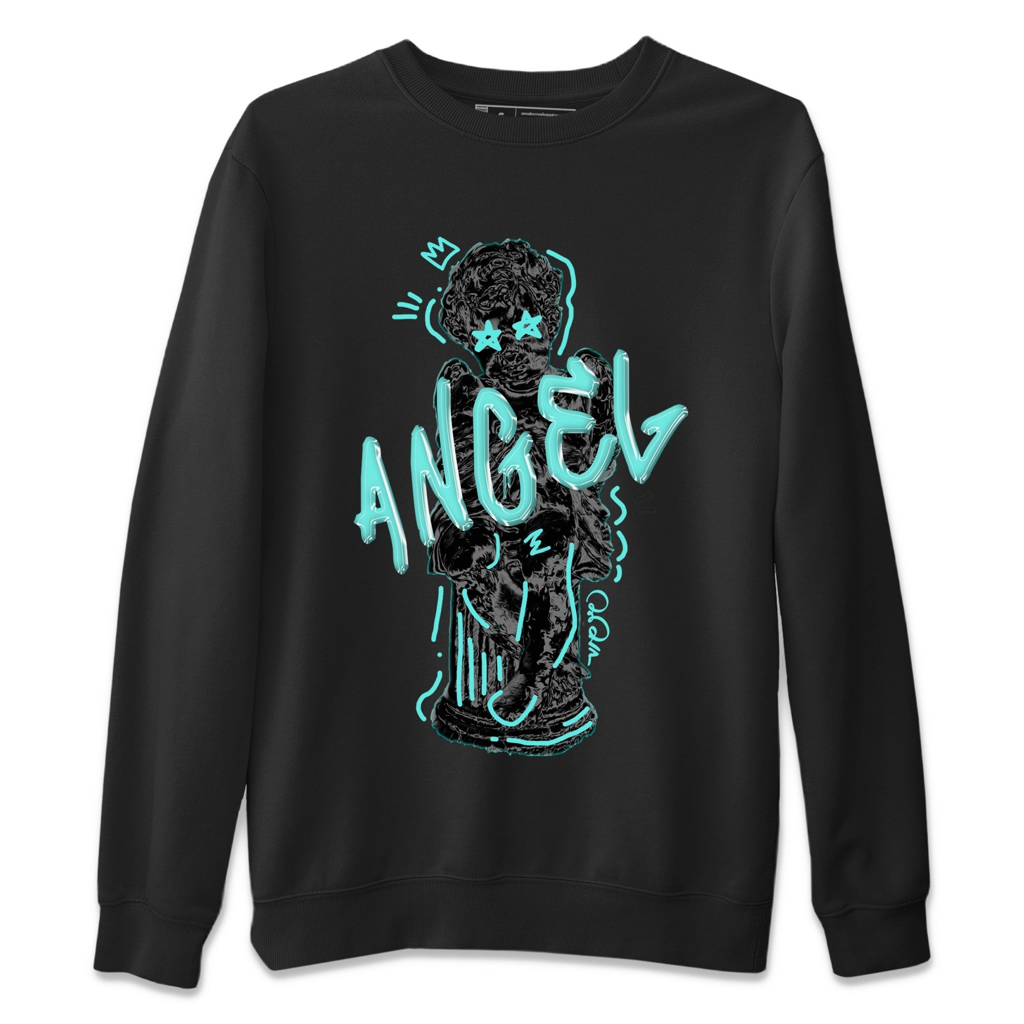 Air Force 1 Tiffany Shirt To Match Jordans Baby Angel Sneaker Tees Nike Tiffany AF1Drip Gear Zone Sneaker Matching Clothing Unisex Shirts Black 2