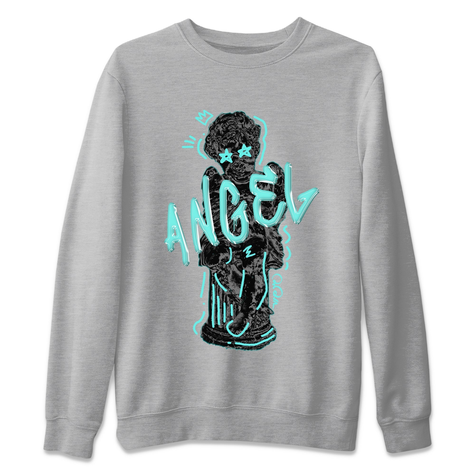 Air Force 1 Tiffany Shirt To Match Jordans Baby Angel Sneaker Tees Nike Tiffany AF1Drip Gear Zone Sneaker Matching Clothing Unisex Shirts Heather Grey 2