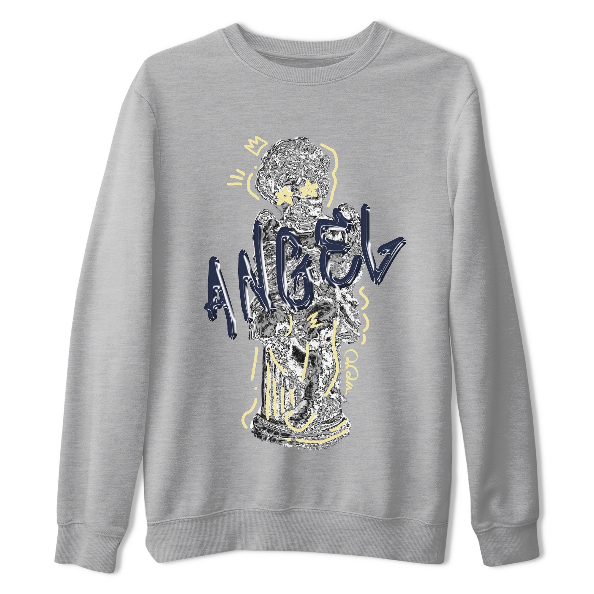 Air Jordan 5 A Ma Maniere x Photon Dust shirt to match jordans Baby Angel sneaker tees Jordan 5 A Ma Maniere "Dawn" Drip Gear Zone Unisex Heather Grey 2 T-Shirt