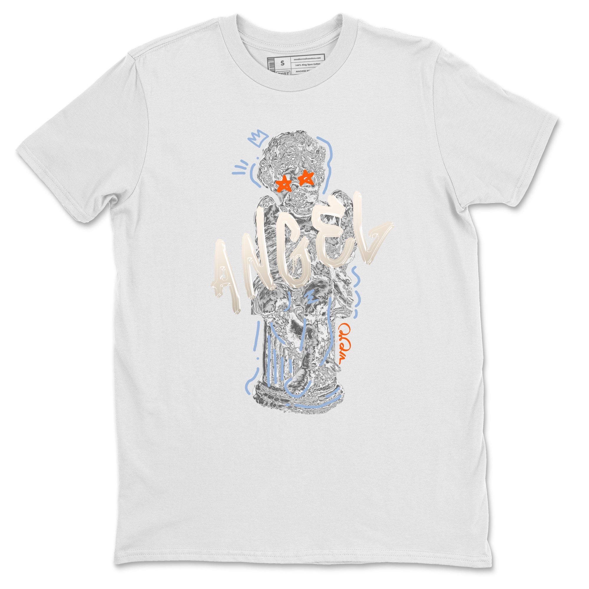 Air Jordan 5 Craft Sneaker Match Tees Baby Angel Streetwear Sneaker Shirt AJ5 SE Craft Sneaker Release Tees Unisex Shirts White 2