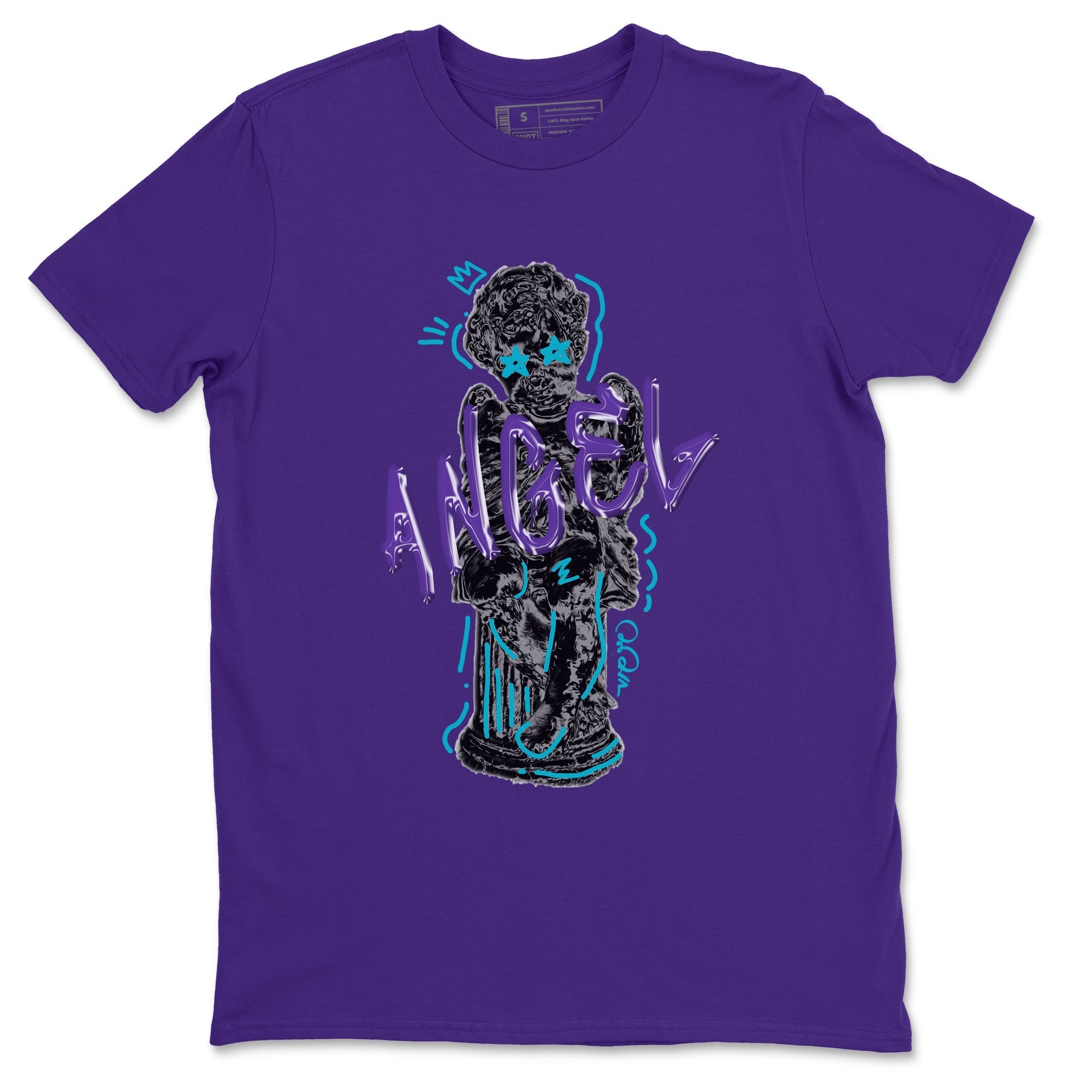Air Jordan 6 Aqua Sneaker Match Tees Baby Angel Sneaker Tees AJ6 Aqua Sneaker Release Tees Unisex Shirts Purple 2