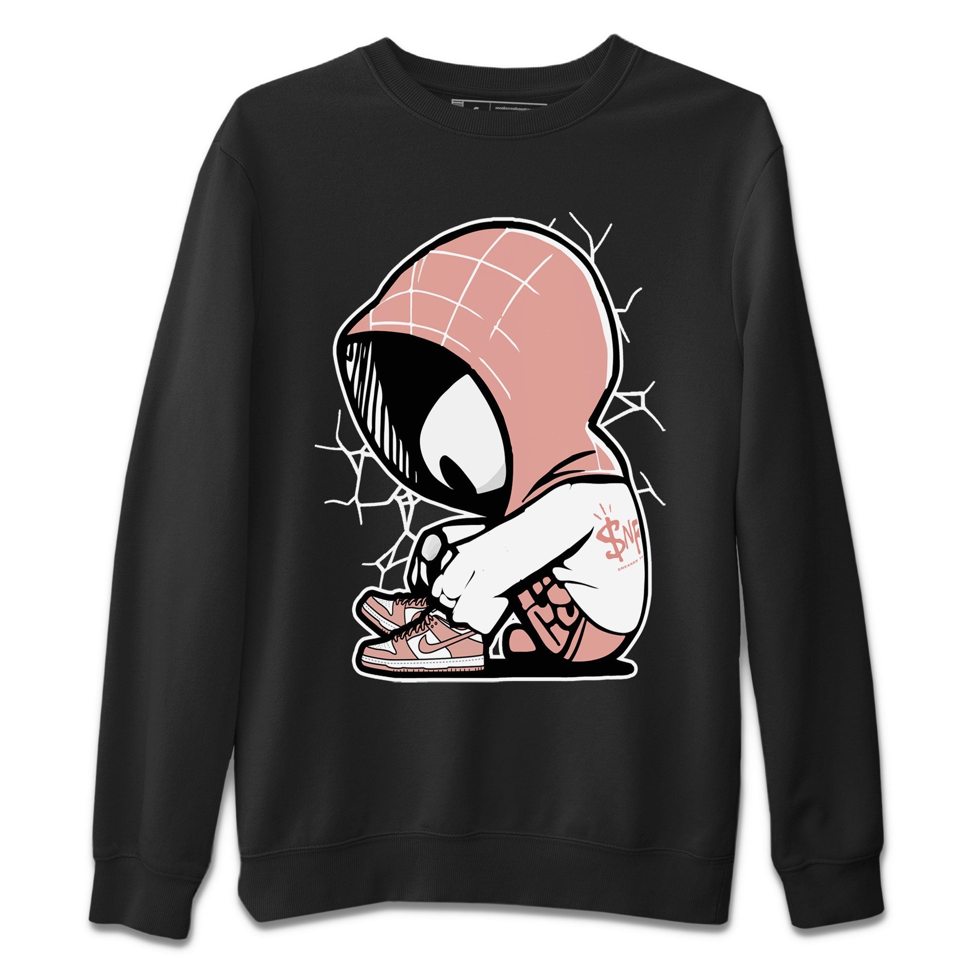 Dunk Low WMNS Rose Whisper shirt to match jordans Baby Spider Streetwear Sneaker Shirt Dunk Rose Whisper Drip Gear Zone Sneaker Matching Clothing Casual Unisex shirts Black 2 T-Shirt
