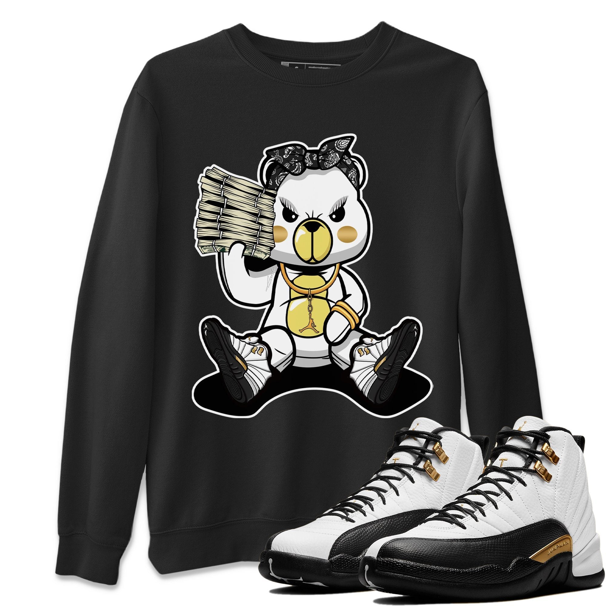 Jordan 12 Royalty Shirt To Match Jordans Bad Baby Bear Sneaker Tees Jordan 12 Royalty Drip Gear Zone Sneaker Matching Clothing Unisex Shirts
