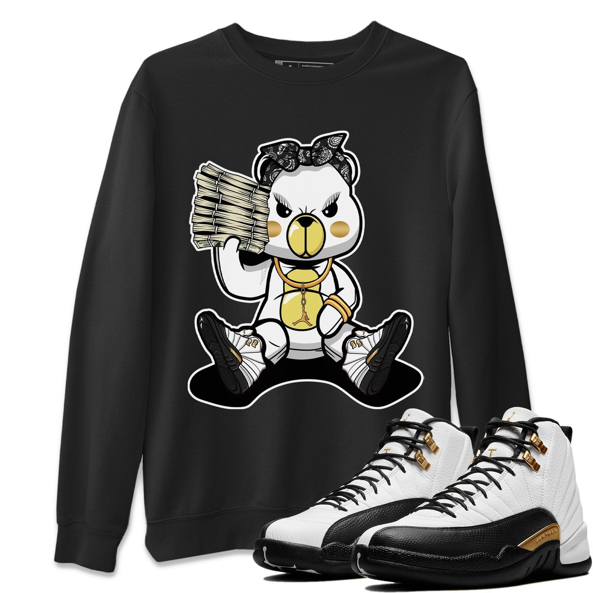 Jordan 12 Royalty Shirt To Match Jordans Bad Baby Bear Sneaker Tees Jordan 12 Royalty Drip Gear Zone Sneaker Matching Clothing Unisex Shirts