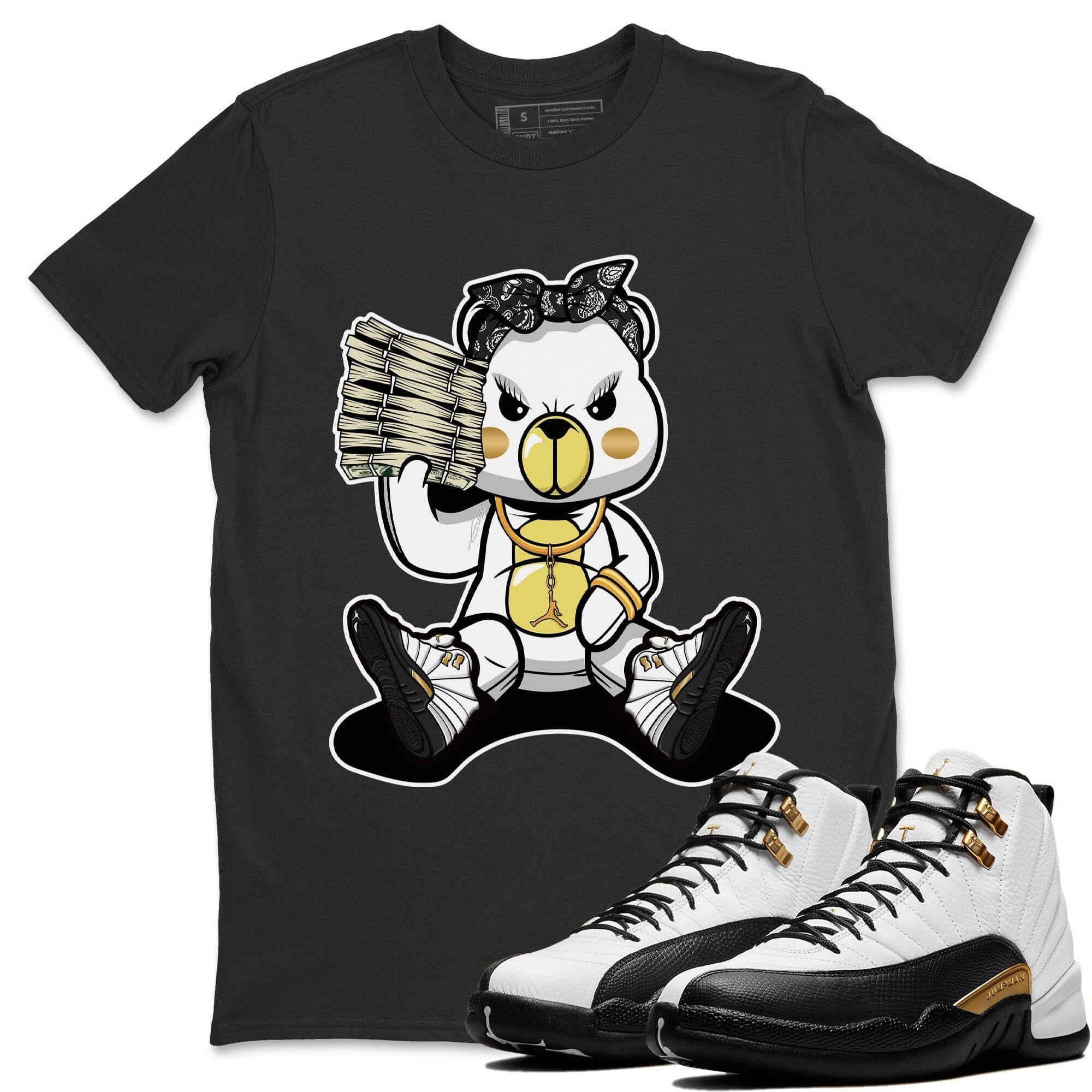 Jordan 12 Royalty Shirt To Match Jordans Bad Baby Bear Sneaker Tees Jordan 12 Royalty Drip Gear Zone Sneaker Matching Clothing Unisex Shirts