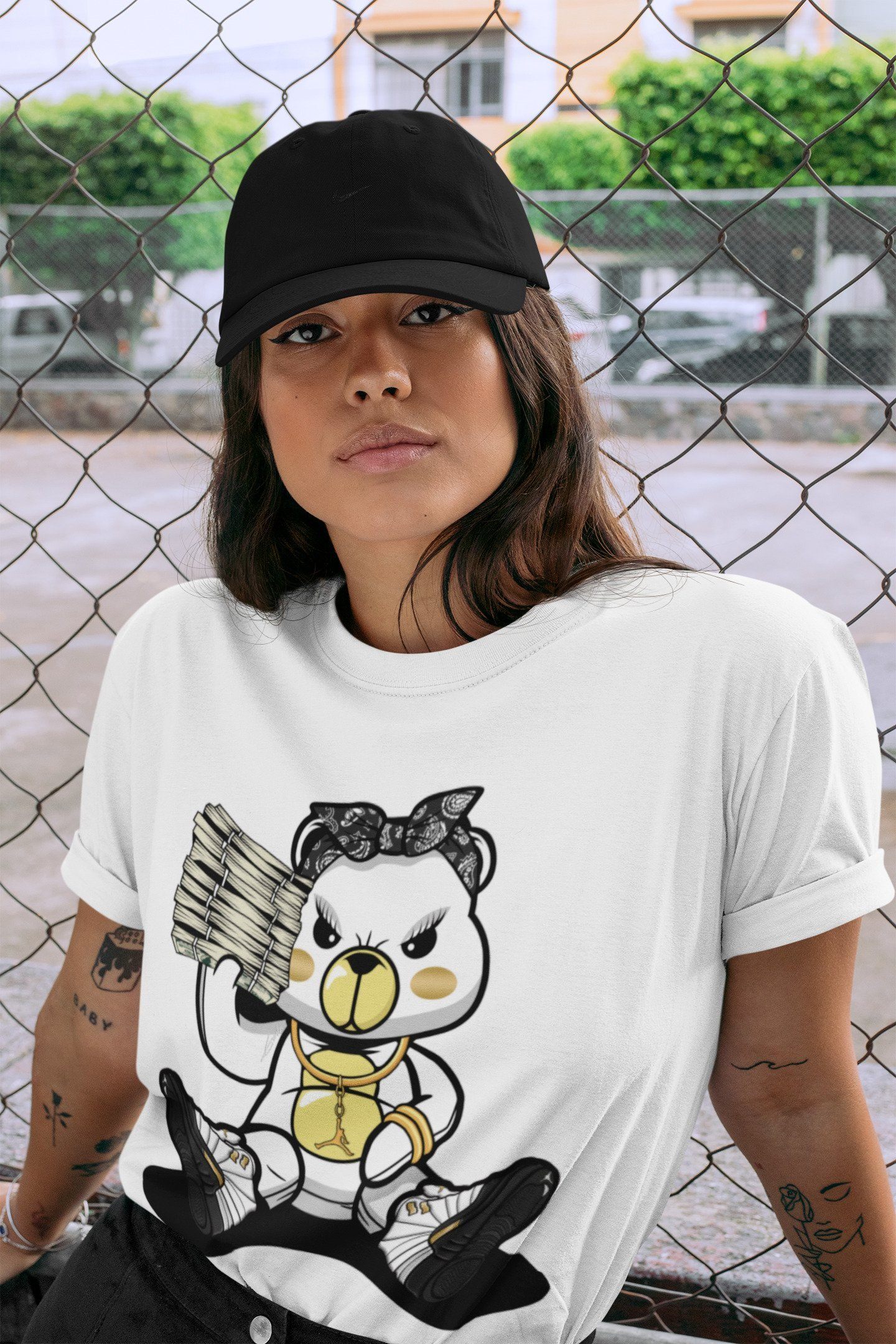 Jordan 12 Royalty Shirt To Match Jordans Bad Baby Bear Sneaker Tees Jordan 12 Royalty Drip Gear Zone Sneaker Matching Clothing Unisex Shirts