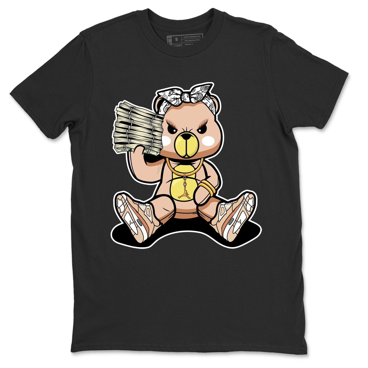 Jordan 4 Shimmer Shirt To Match Jordans Bad Baby Bear Sneaker Tees Jordan 4 Shimmer Drip Gear Zone Sneaker Matching Clothing Unisex Shirts