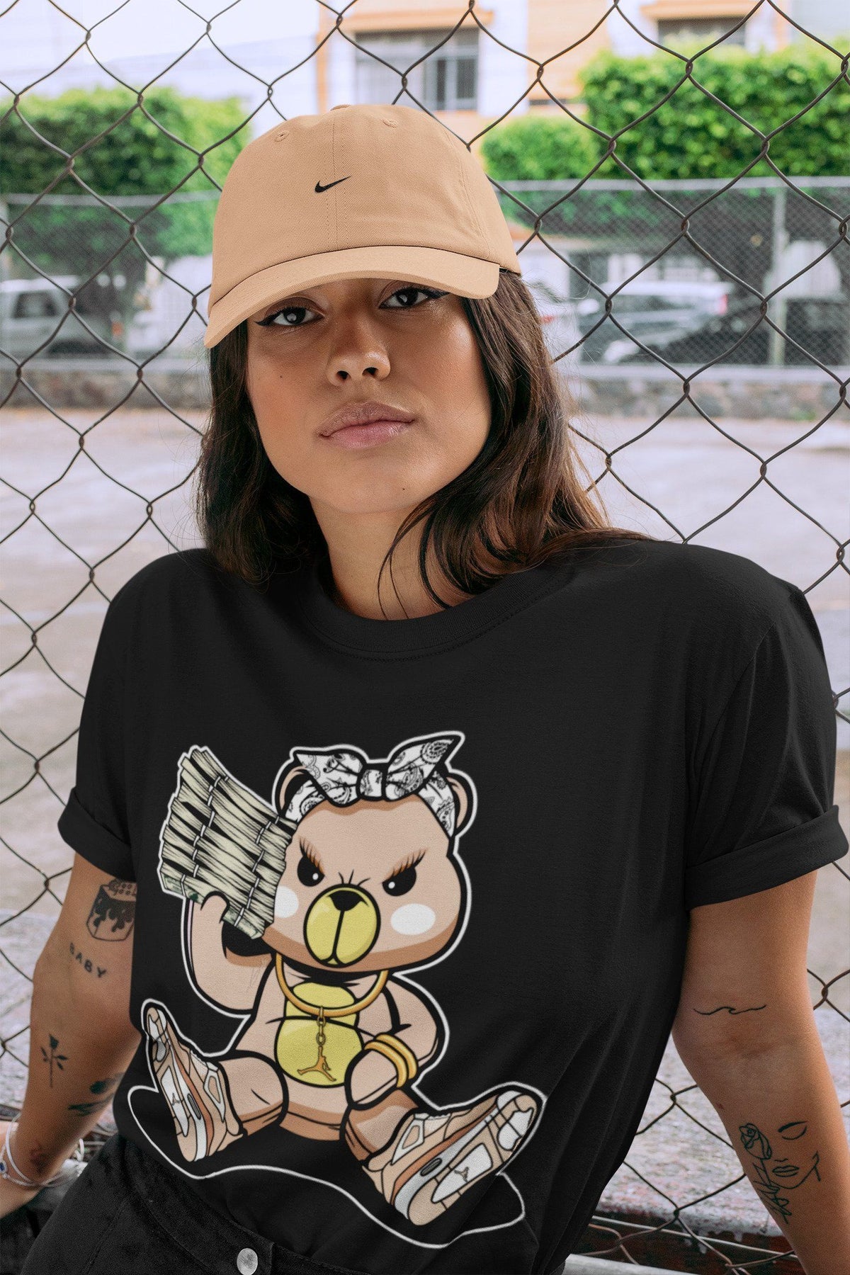 Jordan 4 Shimmer Shirt To Match Jordans Bad Baby Bear Sneaker Tees Jordan 4 Shimmer Drip Gear Zone Sneaker Matching Clothing Unisex Shirts