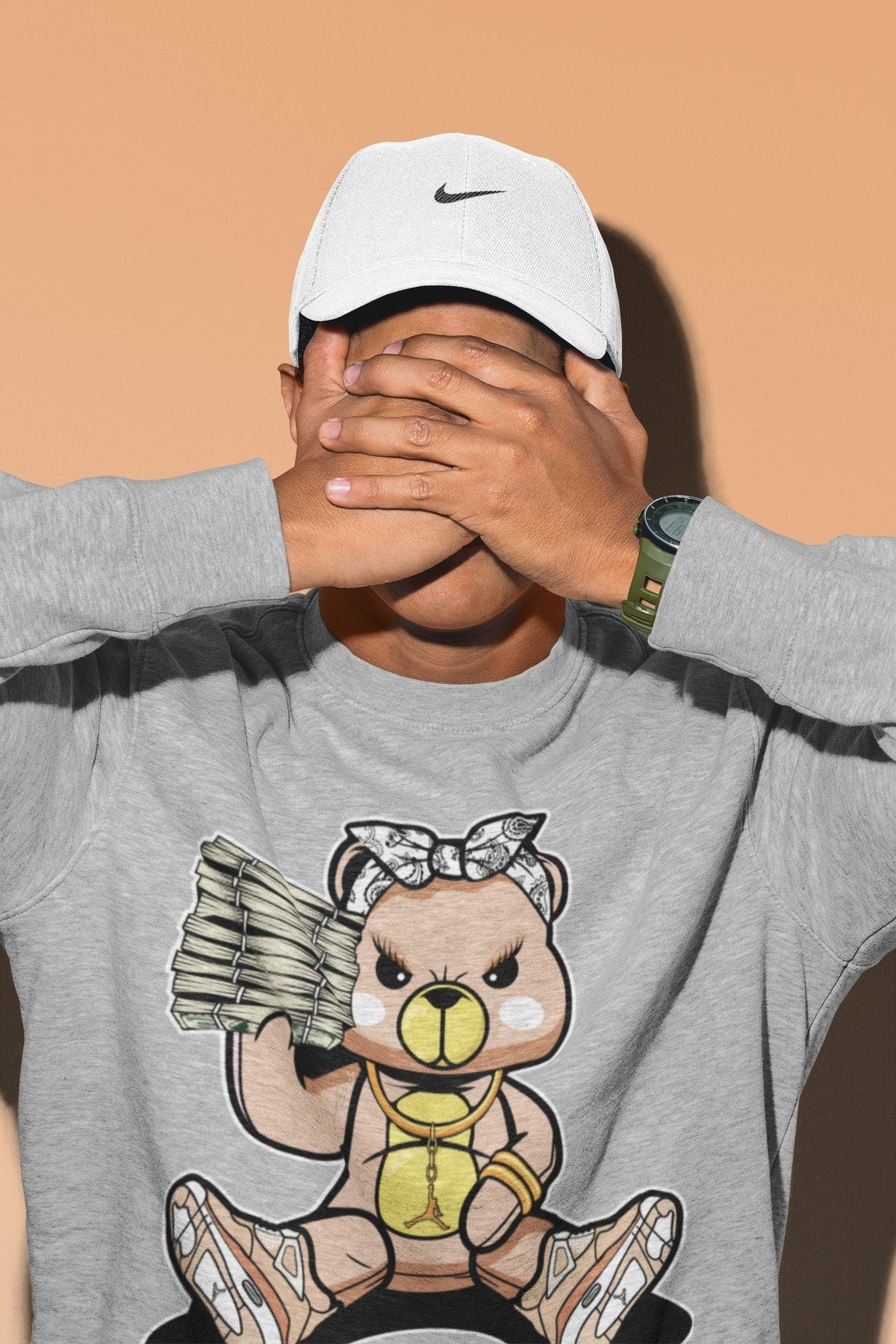 Jordan 4 Shimmer Shirt To Match Jordans Bad Baby Bear Sneaker Tees Jordan 4 Shimmer Drip Gear Zone Sneaker Matching Clothing Unisex Shirts
