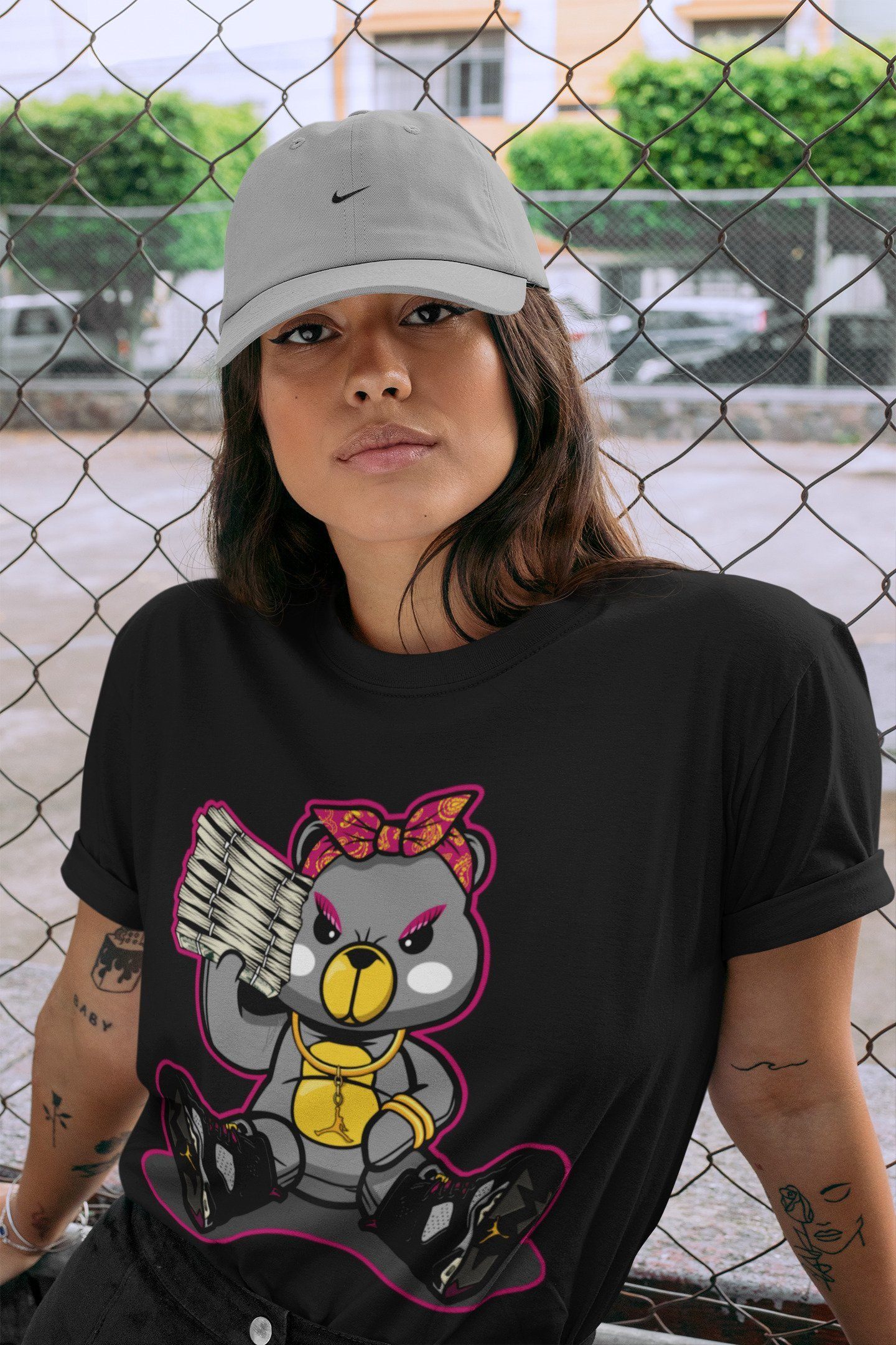 Jordan 6 Bordeaux Shirt To Match Jordans Bad Baby Bear Sneaker Tees Jordan 6 Bordeaux Drip Gear Zone Sneaker Matching Clothing Unisex Shirts