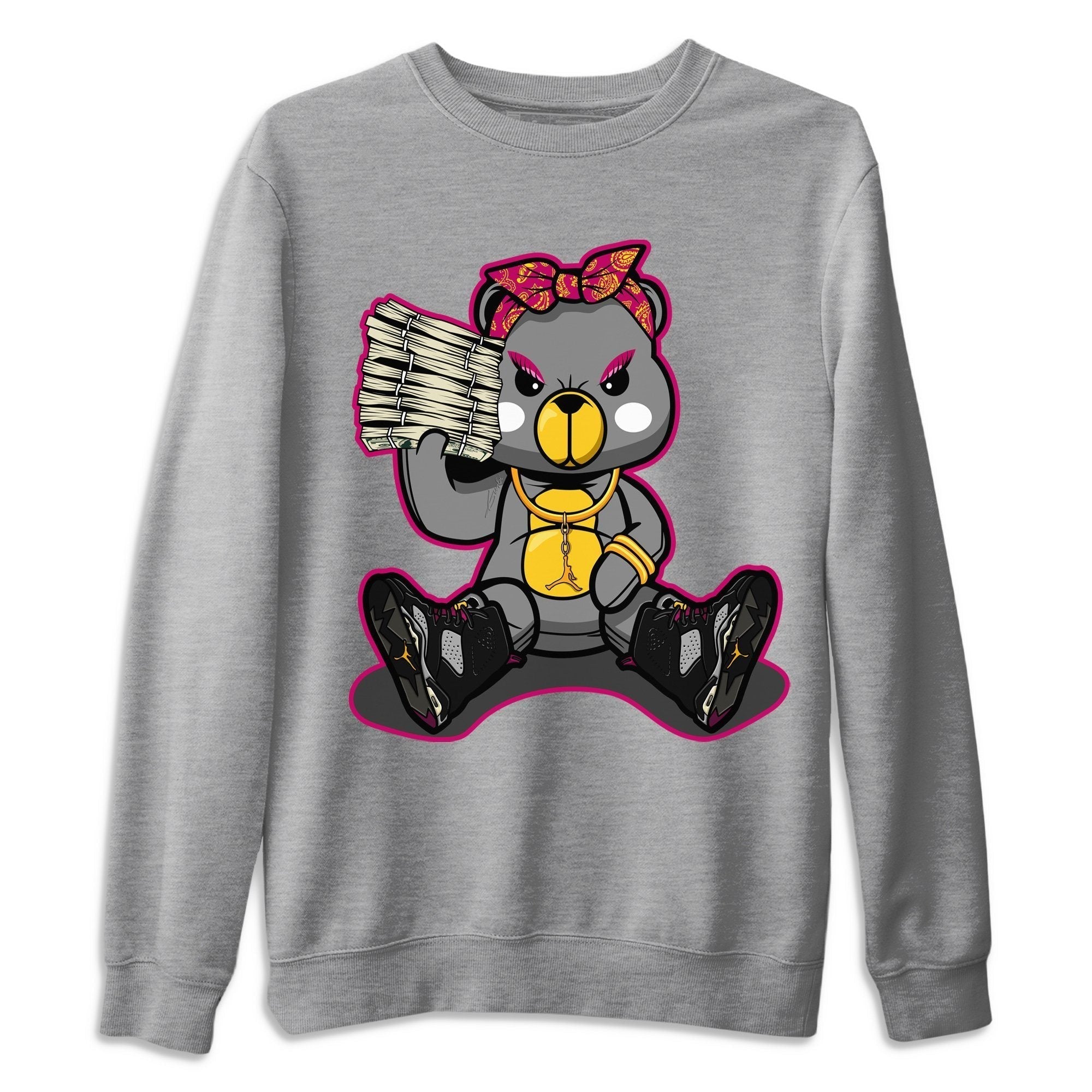 Jordan 6 Bordeaux Shirt To Match Jordans Bad Baby Bear Sneaker Tees Jordan 6 Bordeaux Drip Gear Zone Sneaker Matching Clothing Unisex Shirts