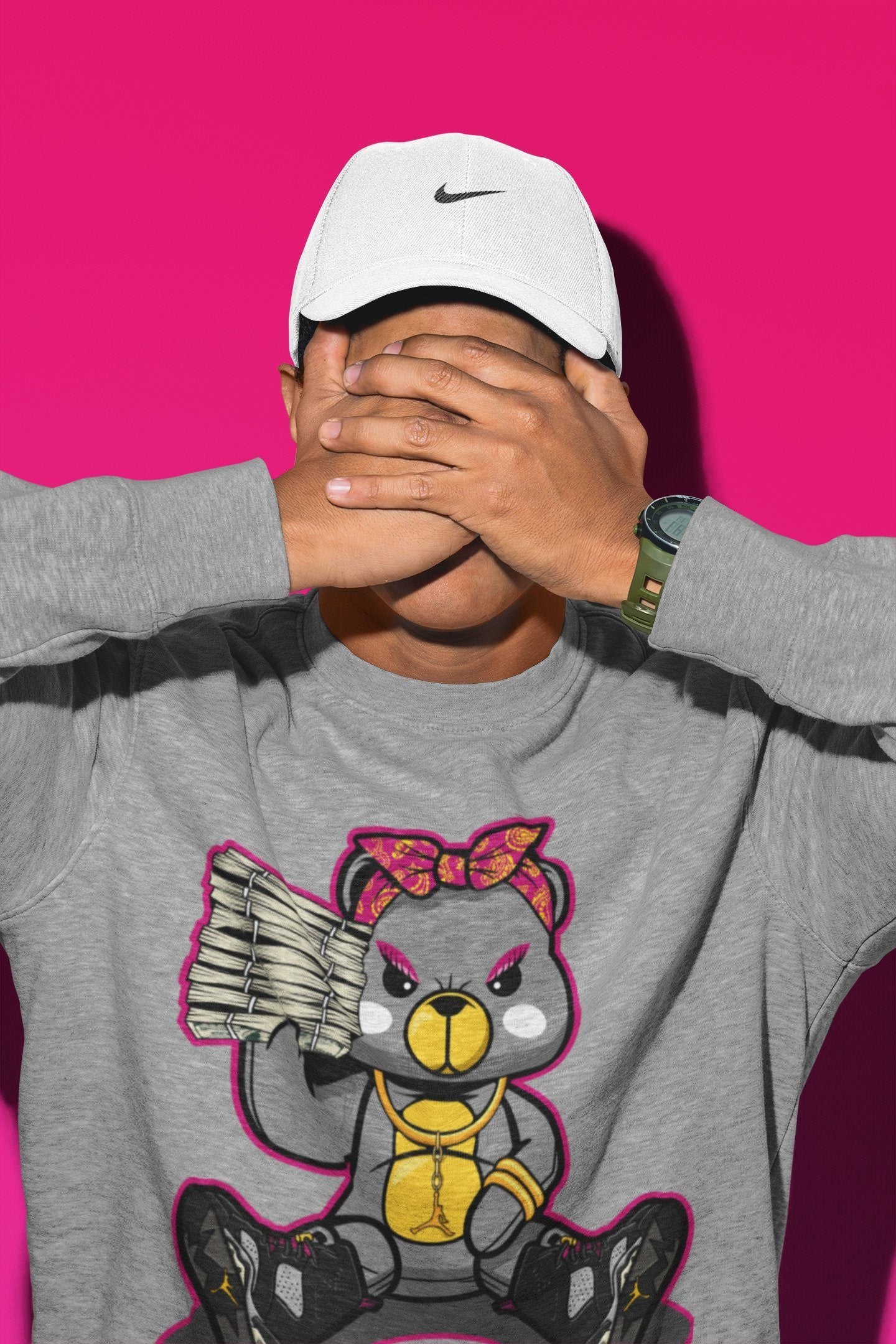 Jordan 6 Bordeaux Shirt To Match Jordans Bad Baby Bear Sneaker Tees Jordan 6 Bordeaux Drip Gear Zone Sneaker Matching Clothing Unisex Shirts