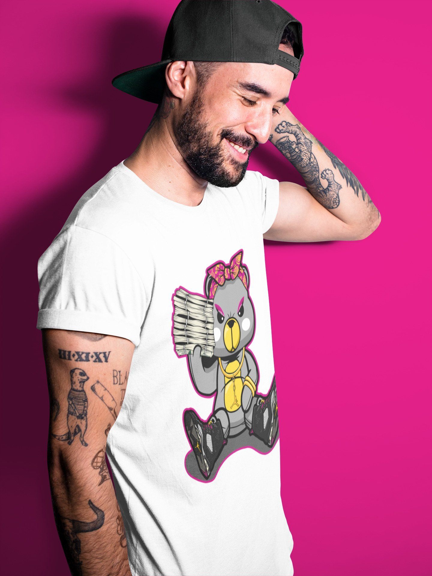 Jordan 6 Bordeaux Shirt To Match Jordans Bad Baby Bear Sneaker Tees Jordan 6 Bordeaux Drip Gear Zone Sneaker Matching Clothing Unisex Shirts