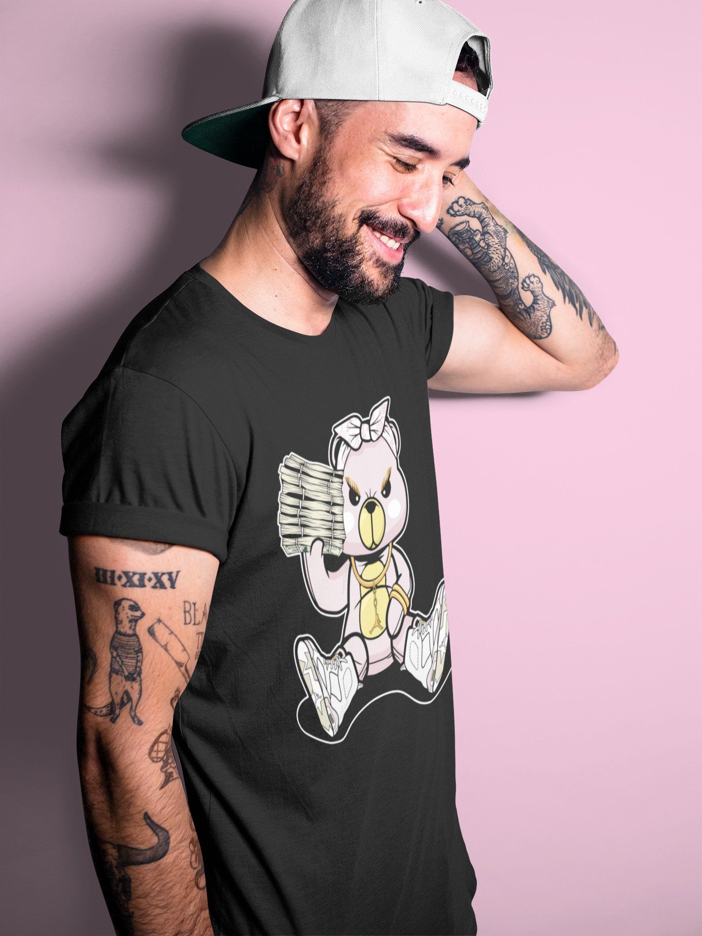 Jordan 6 Gold Hoops Shirt To Match Jordans Bad Baby Bear Sneaker Tees Jordan 6 Gold Hoops Drip Gear Zone Sneaker Matching Clothing Unisex Shirts