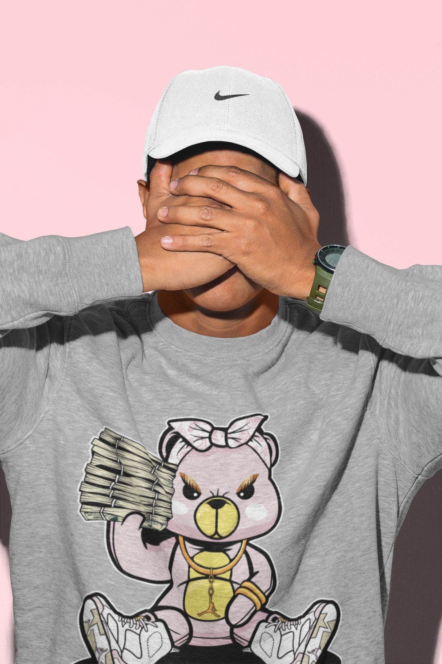 Jordan 6 Gold Hoops Shirt To Match Jordans Bad Baby Bear Sneaker Tees Jordan 6 Gold Hoops Drip Gear Zone Sneaker Matching Clothing Unisex Shirts