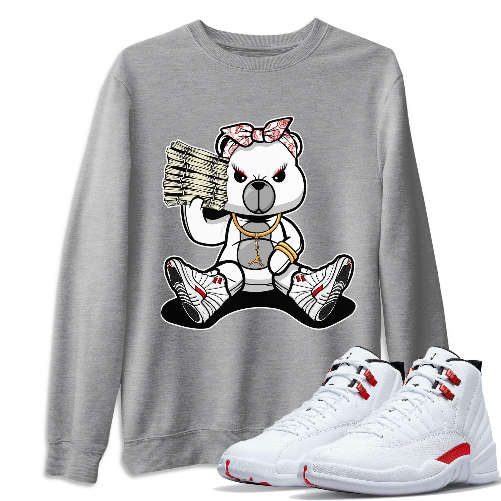 Jordan 12 Twist Shirt To Match Jordans Bad Baby Bear Sneaker Tees Jordan 12 Twist Drip Gear Zone Sneaker Matching Clothing Unisex Shirts