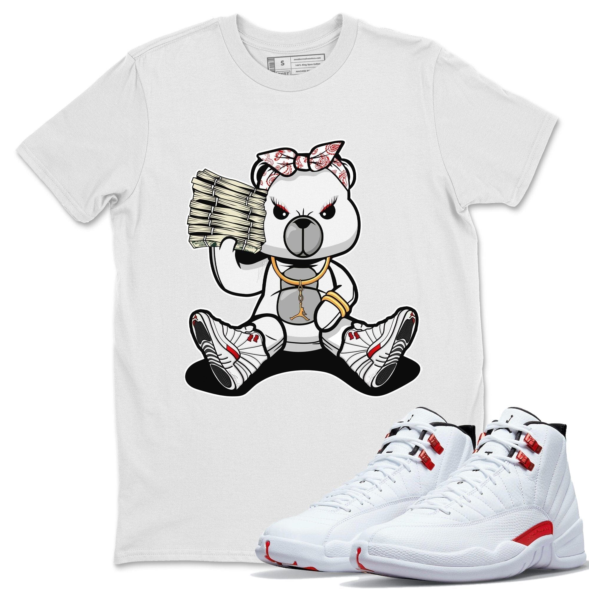 Jordan 12 Twist Shirt To Match Jordans Bad Baby Bear Sneaker Tees Jordan 12 Twist Drip Gear Zone Sneaker Matching Clothing Unisex Shirts