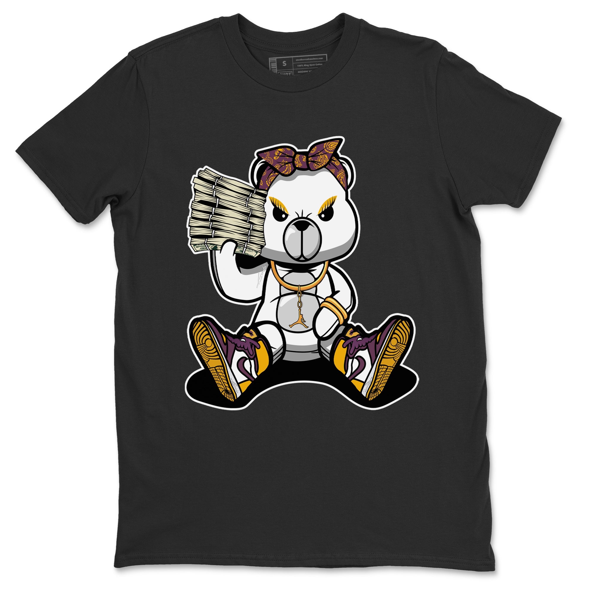 Jordan 1 Brotherhood Sneaker Matching T-Shirt Bad Baby Bear Sneaker Tees Jordan 1 Brotherhood Sneaker Release Tees Crew Neck Tees