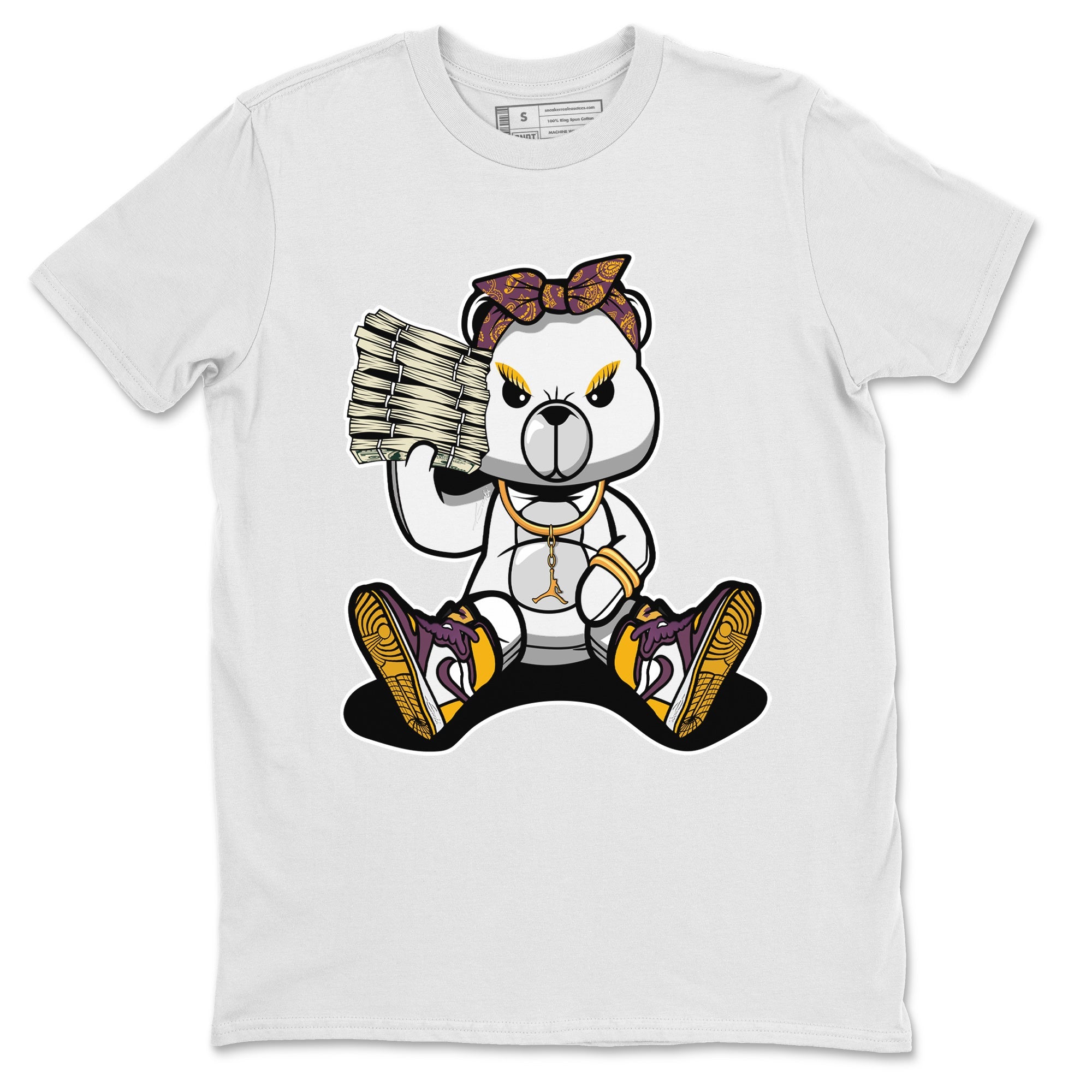 Jordan 1 Brotherhood Sneaker Matching T-Shirt Bad Baby Bear Sneaker Tees Jordan 1 Brotherhood Sneaker Release Tees Crew Neck Tees