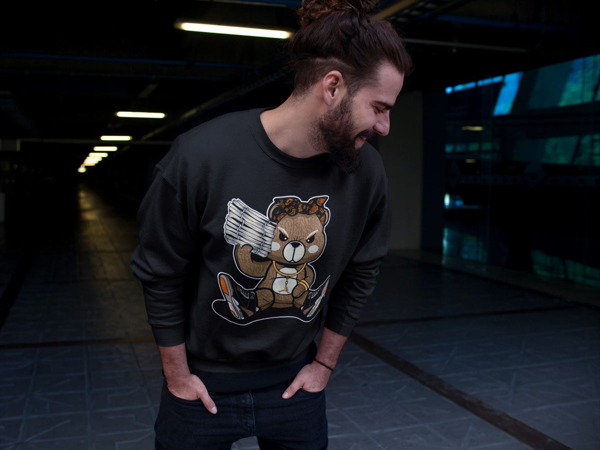Jordan 3 Desert Elephant Sneaker Matching T-Shirt Bad Baby Bear Sneaker Tees Jordan 3 Desert Elephant Sneaker Release Tees Crew Neck Tees