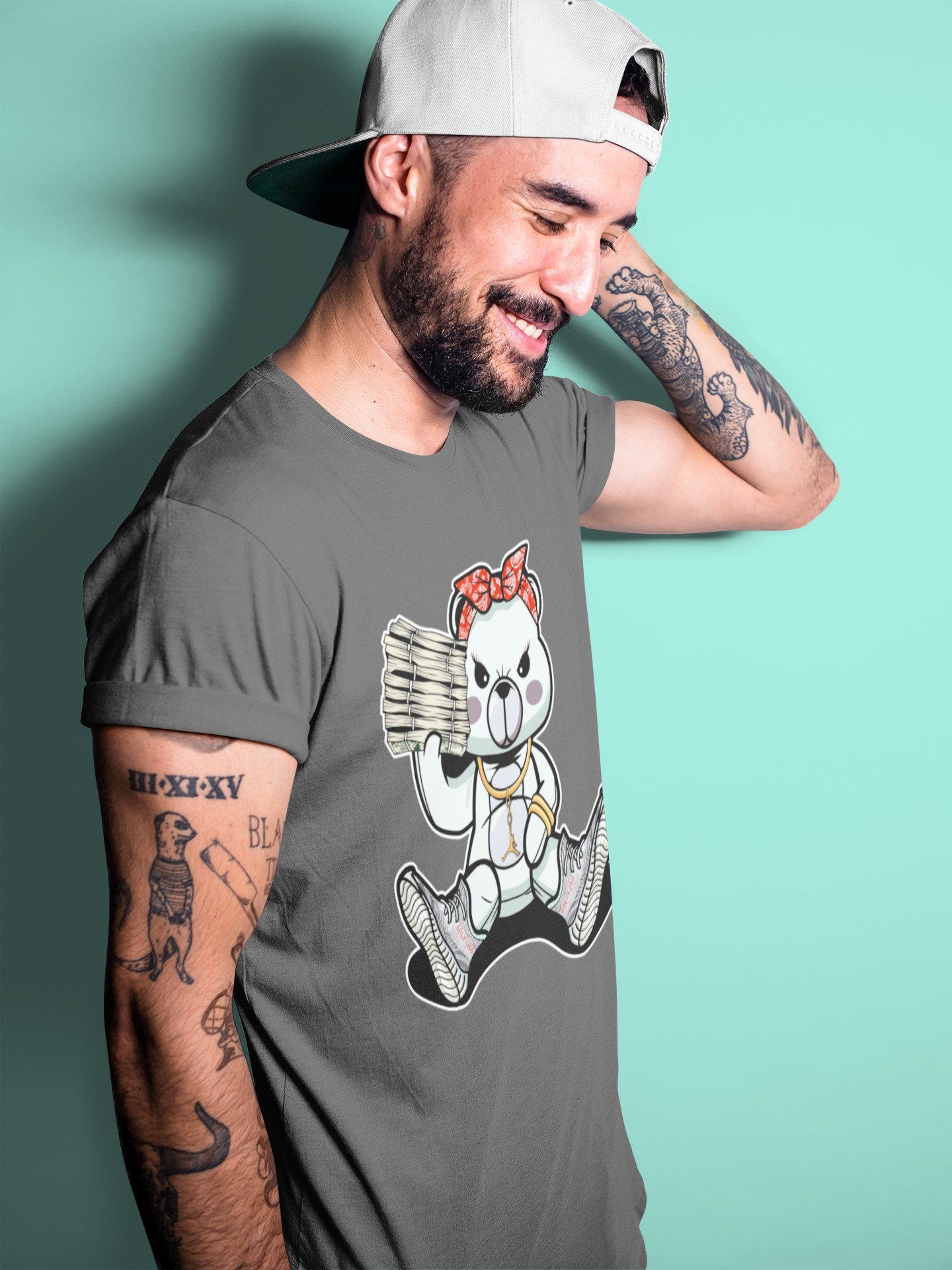 Yeezy 350 Blue Tint Shirt To Match Jordans Bad Baby Bear Sneaker Tees Yeezy 350 Blue Tint Drip Gear Zone Sneaker Matching Clothing Unisex Shirts