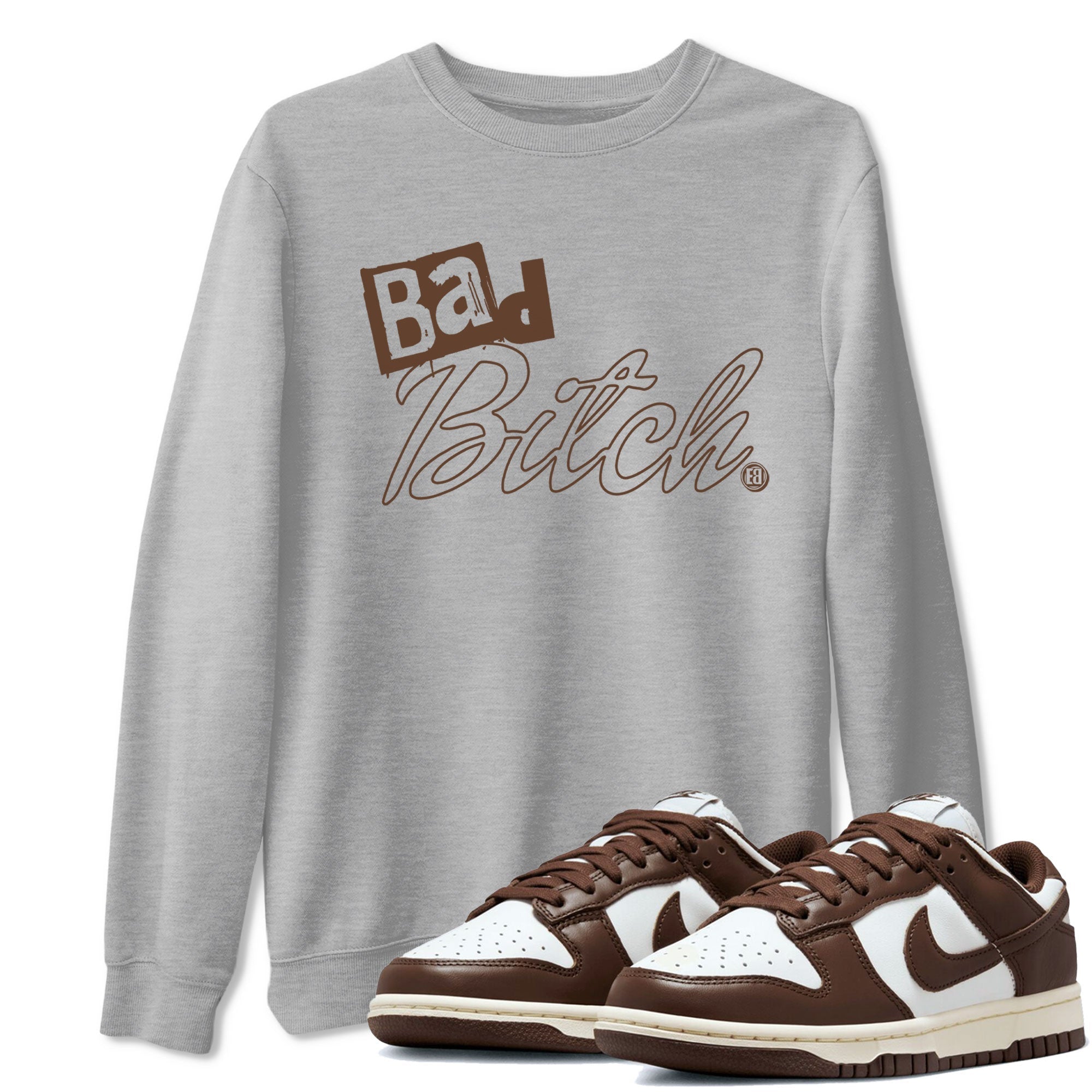 Dunk Low WMNS Cacao Wow sneaker sneaker shirt to match jordans Bad Bitch sneaker match tees Dunk Cacao Wow Drip Gear Zones Short Sleeve Unisex Cotton Sneaker Matching T-Shirt Heather Grey 1 T-Shirt