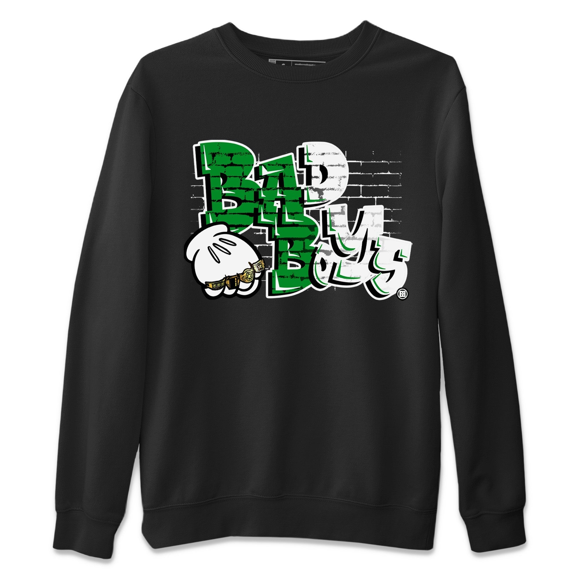 Air Jordan 1 Celtics Sneaker Match Tees Bad Boys Streetwear Sneaker Shirt Air Jordan 1 Retro Celtics Sneaker Release Tees Unisex Shirts Black 2