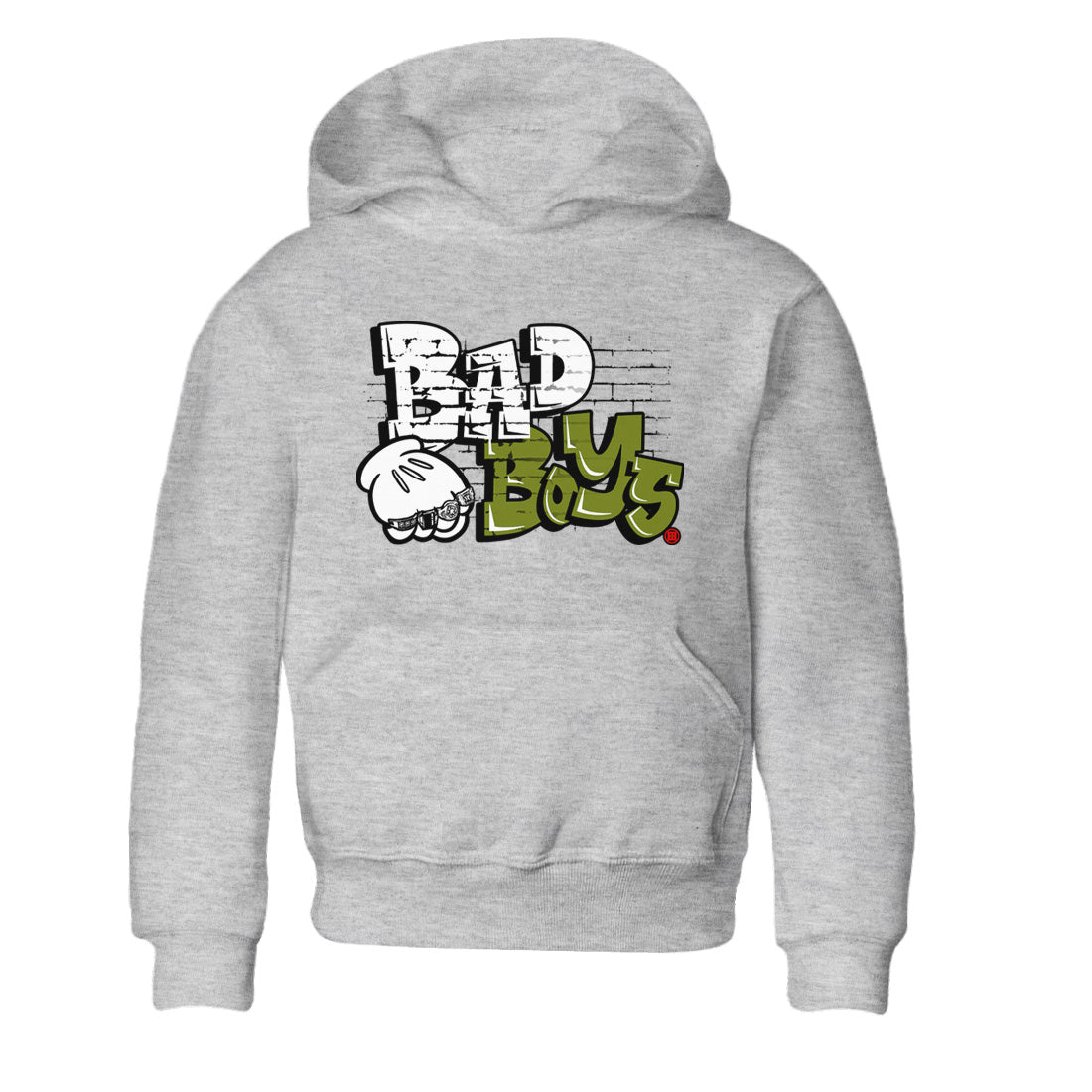 Air Jordan 1 Travis Scott Olive Sneaker Match Tees Bad Boys Streetwear Sneaker Shirt Air Jordan 1 Low x Travis Scott x Olive Sneaker Release Tees Kids Shirts Heather Grey 2