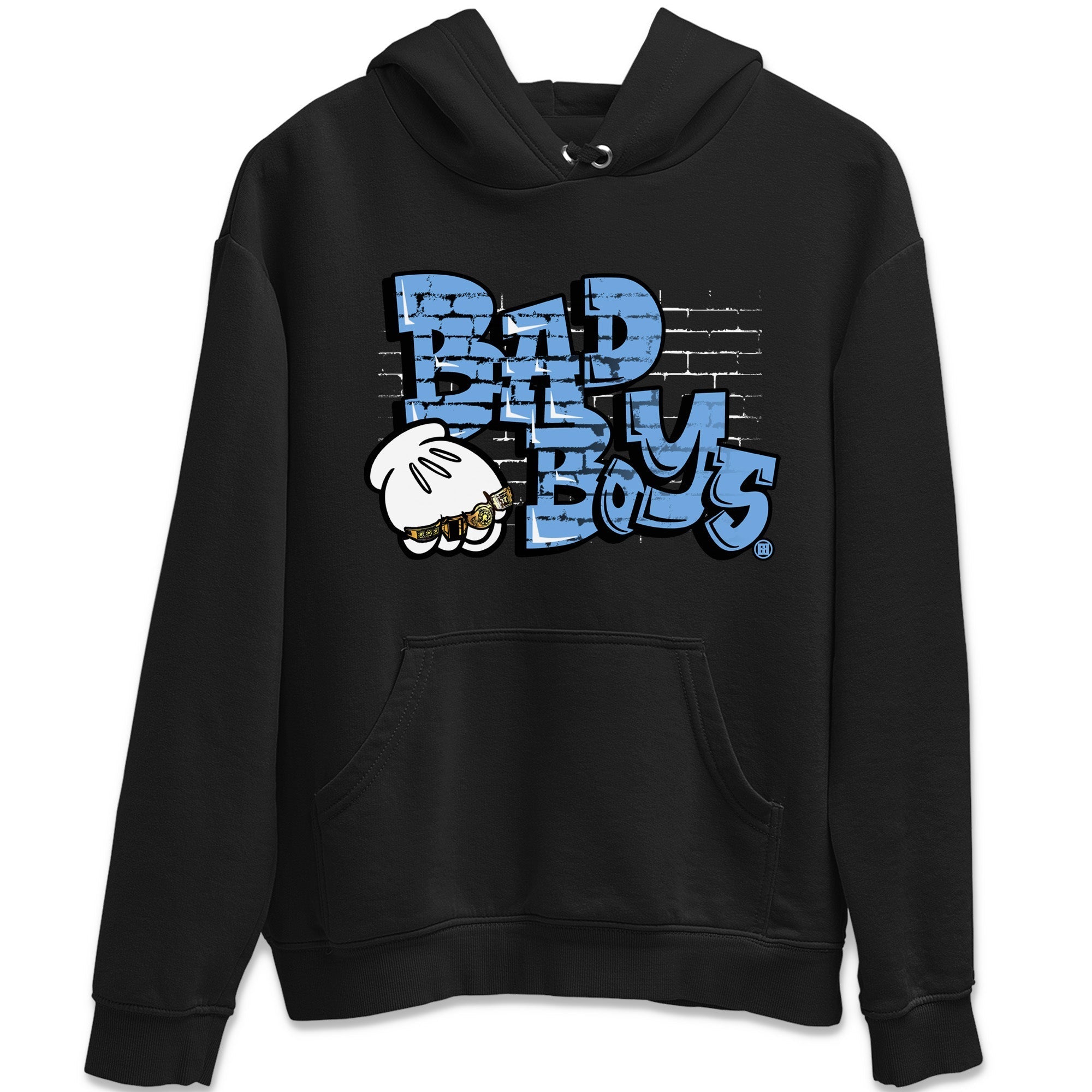 Air Jordan 1 Retro High OG UNC Toe Shirt to match Jordans Bad Boys Streetwear Sneaker Shirt Air Jordan 1 High OG UNC Toe Drip Gear Zone Sneaker Matching Clothing Crew Neck T-Shirts Black 2