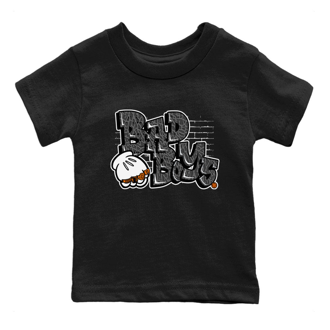 Jordan 3 Retro Fear AJ3 Grey shirt to match jordans Bad Boys sneaker tees Air Jordan 3 Fear Drip Gear Zone Baby Toddler Black 2 T-Shirt