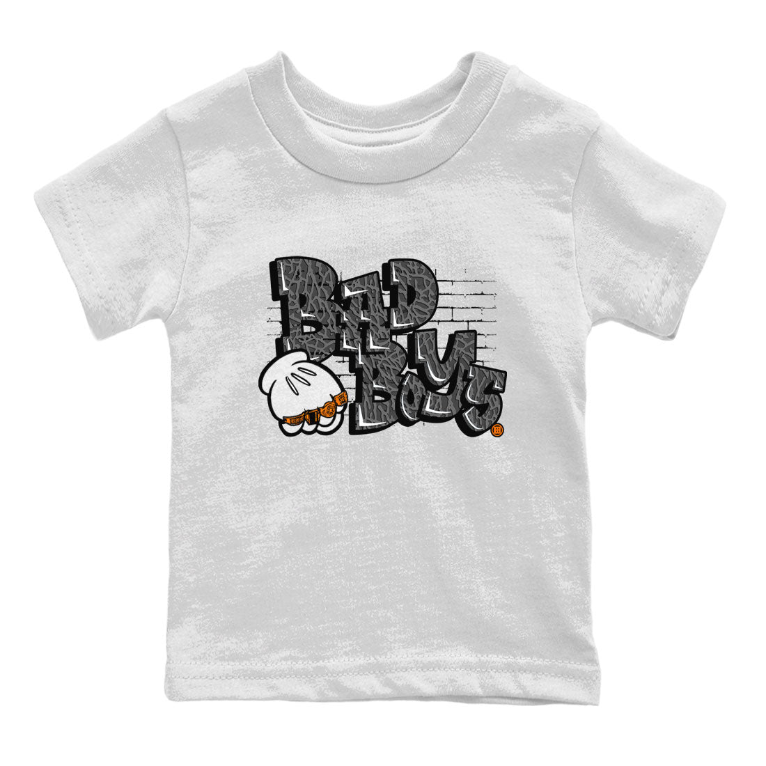 Jordan 3 Retro Fear AJ3 Grey shirt to match jordans Bad Boys sneaker tees Air Jordan 3 Fear Drip Gear Zone Baby Toddler White 2 T-Shirt