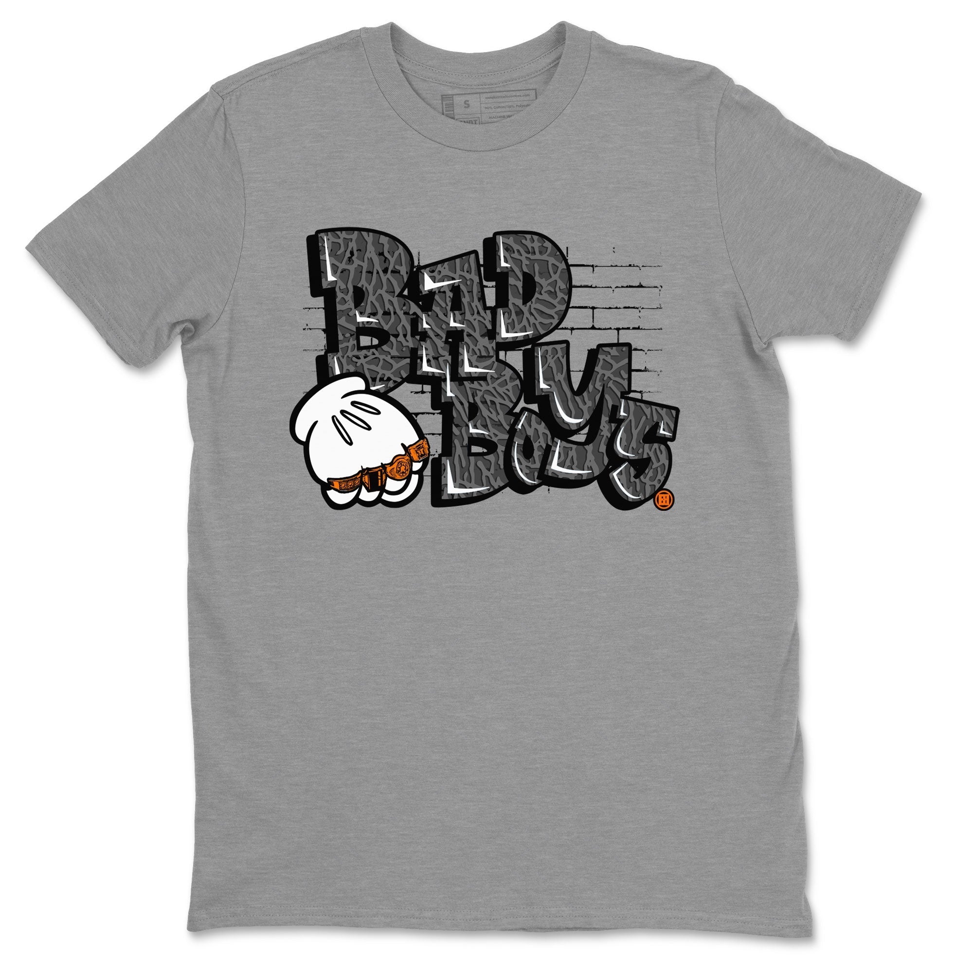 Jordan 3 Retro Fear AJ3 Grey shirt to match jordans Bad Boys sneaker tees Air Jordan 3 Fear Drip Gear Zone Crew Neck Casual Unisex Heather Grey 2 T-Shirt