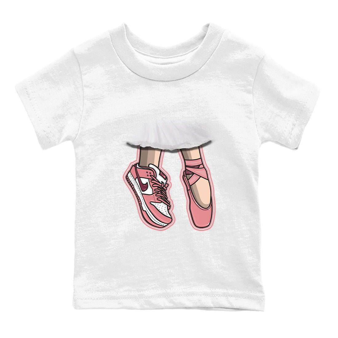 Dunk Valentine's Day shirt to match jordans Ballet Shoes sneaker tees Dunks Valentine's Day Drip Gear Zone baby toddler White 2 cotton Shirt