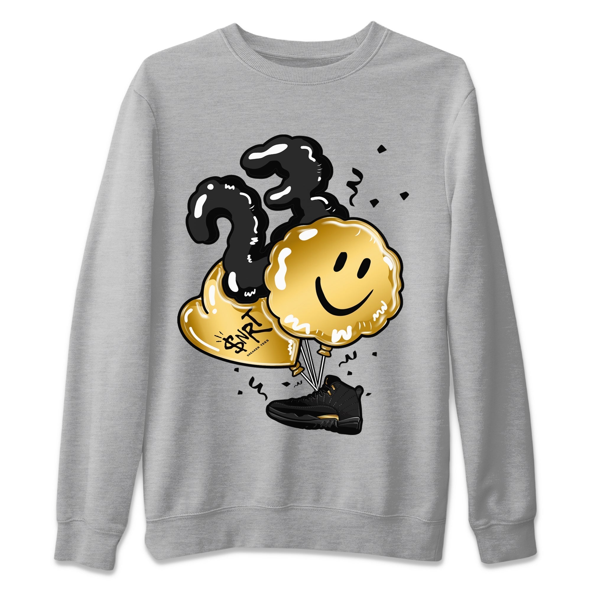 Jordan 12 Black Taxi Sneaker Matching T-Shirt Balloon Sneaker Tees Jordan 12 Black Taxi Sneaker Release Tees Crew Neck Tees