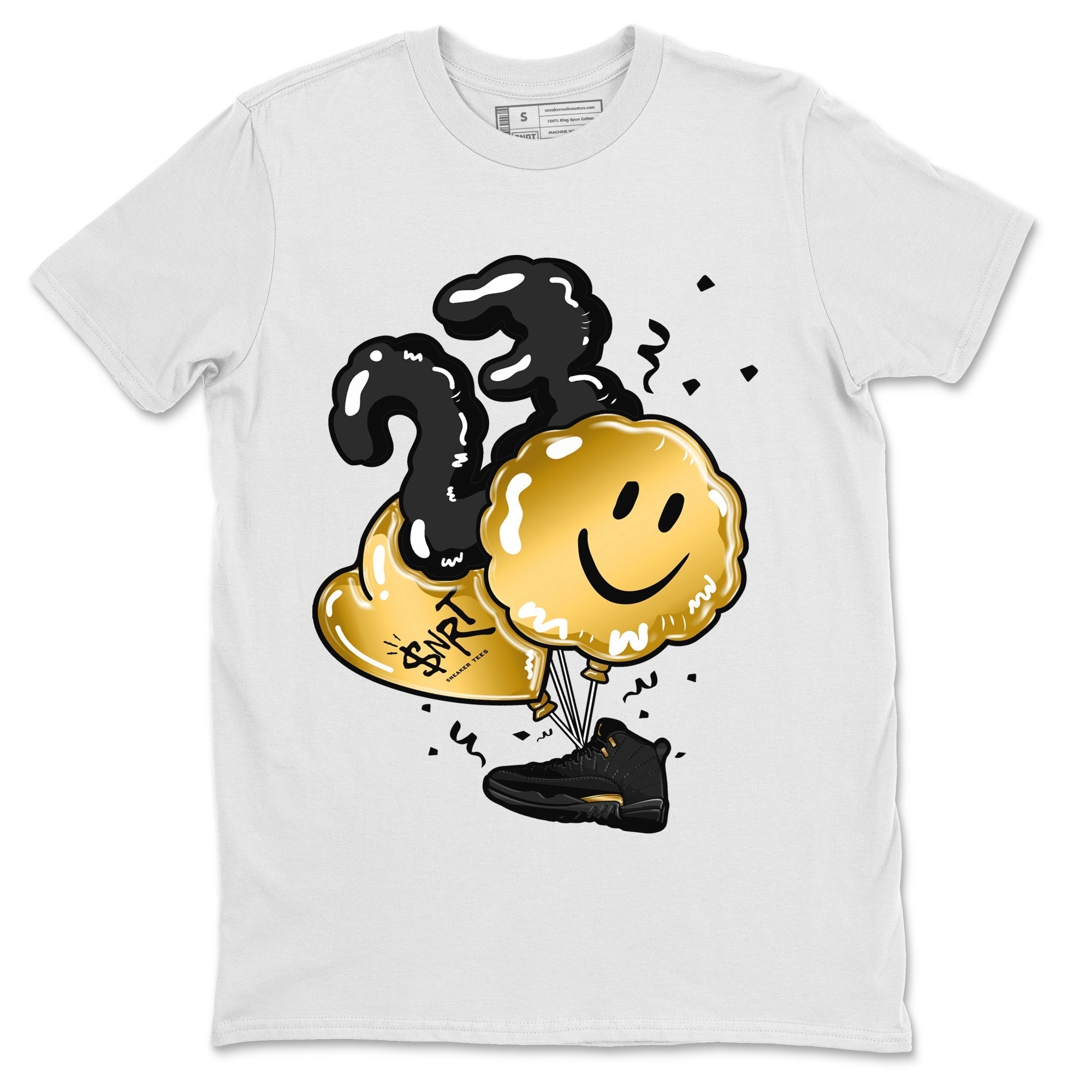 Jordan 12 Black Taxi Sneaker Matching T-Shirt Balloon Sneaker Tees Jordan 12 Black Taxi Sneaker Release Tees Crew Neck Tees