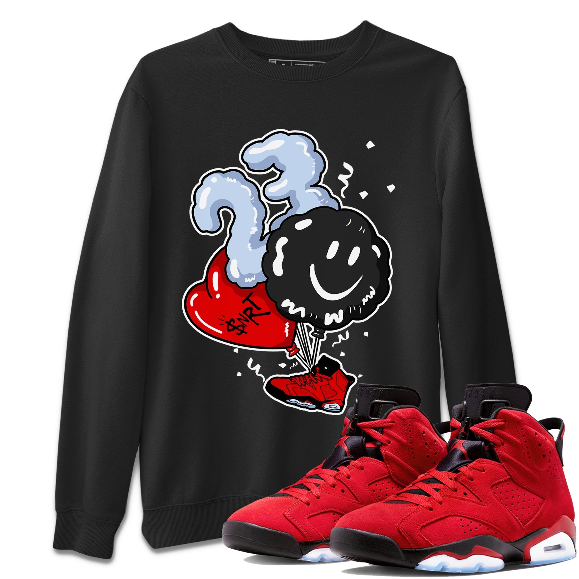 Air Jordan 6 Toro Bravo Sneaker Match Tees Balloon Streetwear Sneaker Shirt Toro Bravo 6s T-Shirt Unisex Shirts Black 1