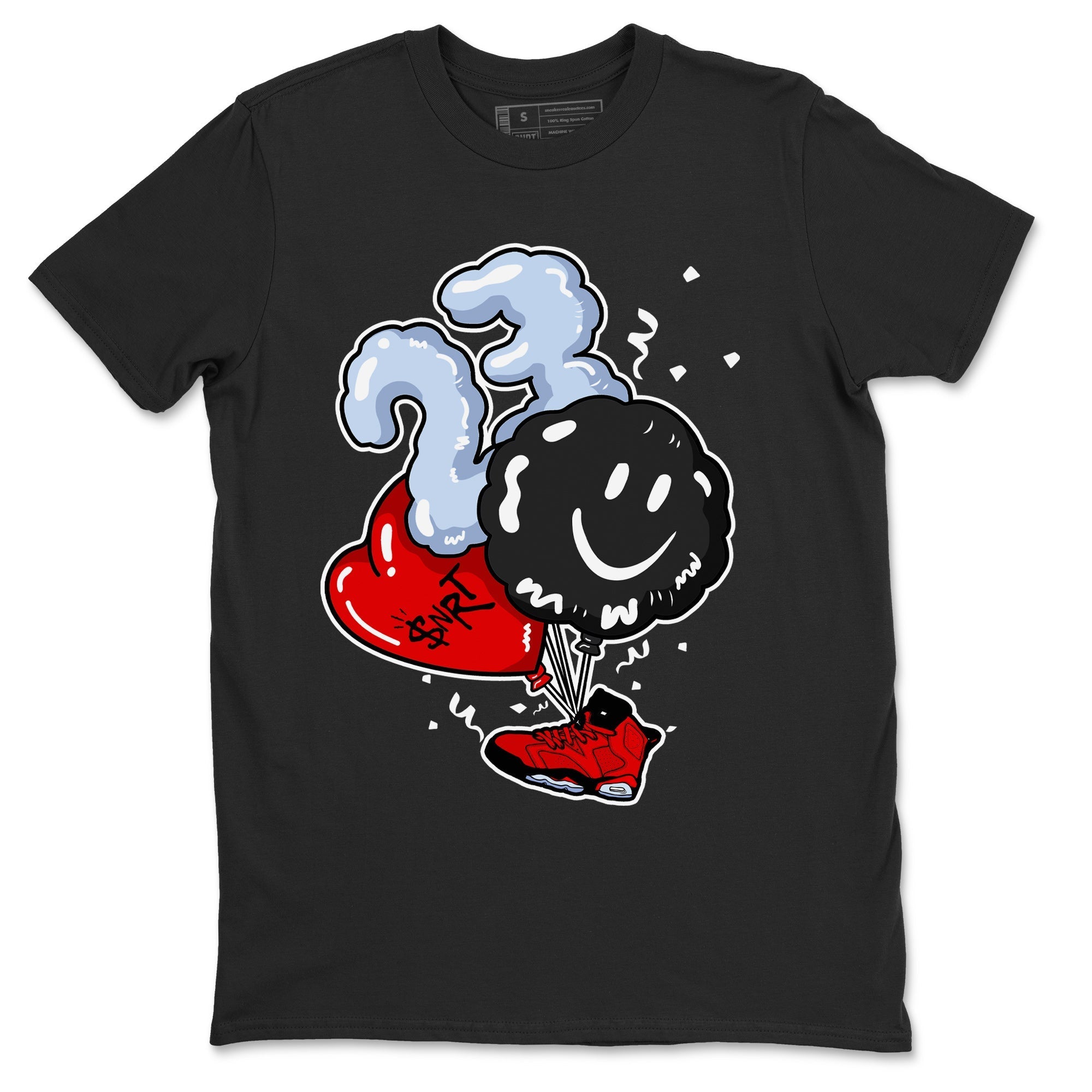 Air Jordan 6 Toro Bravo Sneaker Match Tees Balloon Streetwear Sneaker Shirt Toro Bravo 6s T-Shirt Unisex Shirts Black 2
