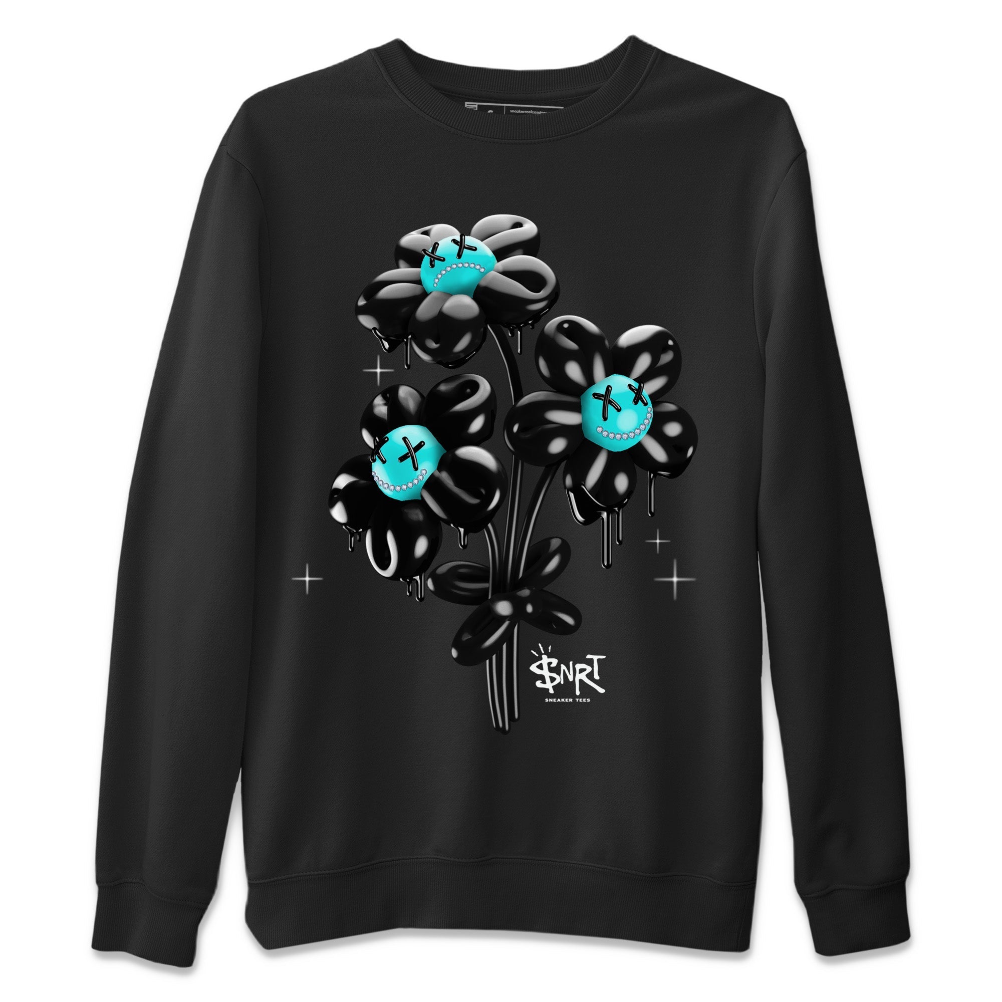 Air Force 1 Tiffany Sneaker Tees Drip Gear Zone balloon bouquet Sneaker Tees Air Force 1 Low x Tiffany & Co Shirt Unisex Shirts Black 2