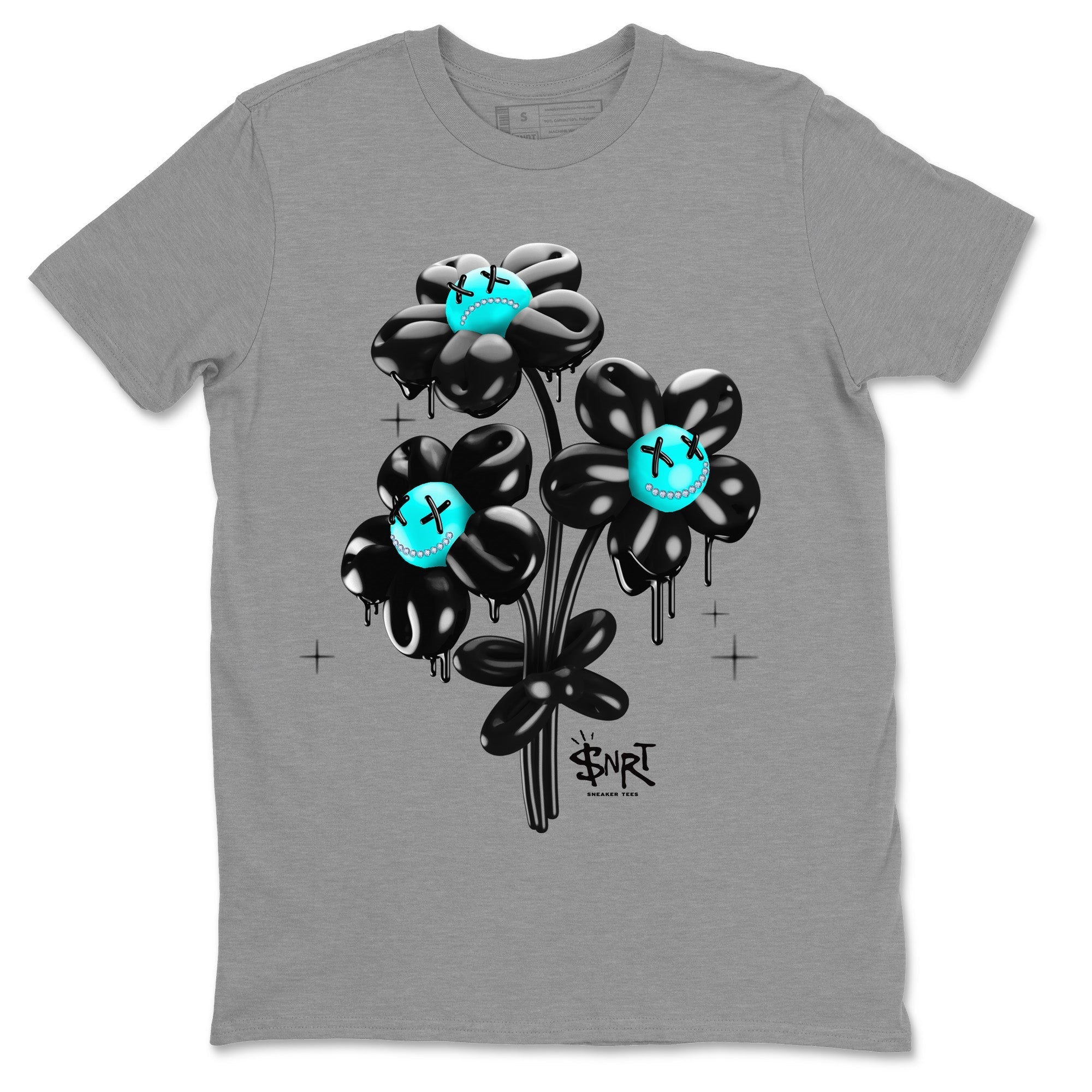 Air Force 1 Tiffany Sneaker Tees Drip Gear Zone balloon bouquet Sneaker Tees Air Force 1 Low x Tiffany & Co Shirt Unisex Shirts Heather Grey 2