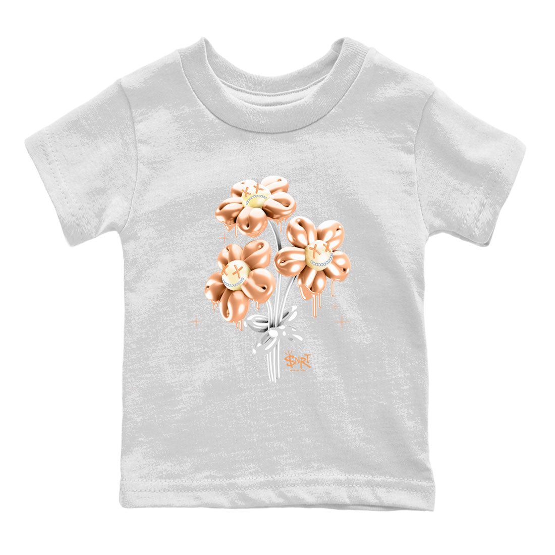 Air Jordan 1 High OG WMNS Praline shirt to match jordans Balloon Bouquet Streetwear Sneaker Shirt Air Jordan 1 Praline Drip Gear Zone Sneaker Matching Clothing Baby Toddler White 2 T-Shirt
