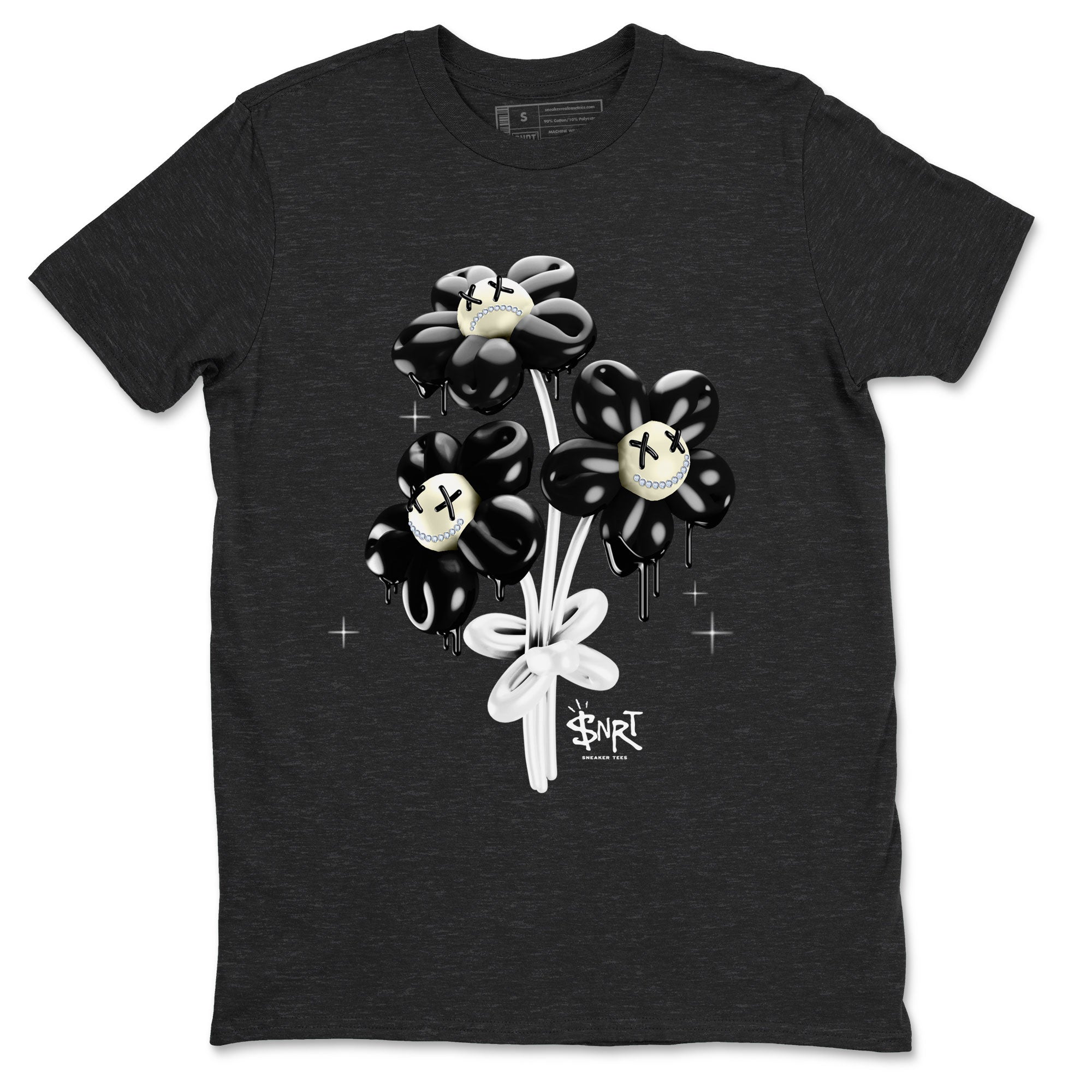 11s Gratitude shirt to match jordans Balloon Bouquet sneaker tees Air Jordan 11 Retro Gratitude Drip Gear Zone Streetwear Casual Fit Charcoal Heather 2 T-Shirt